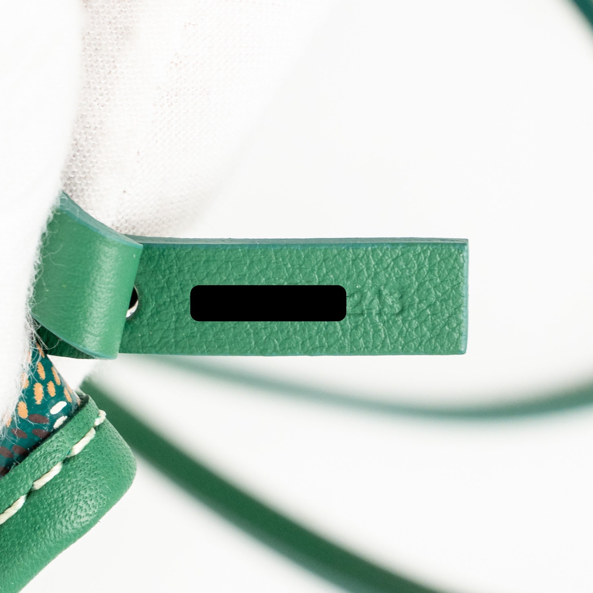 GOYARD MINI ANJOU TOTE BAG GOYARDLINE CANVAS GREEN SHW