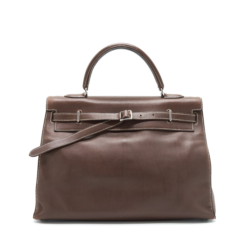 HERMES KELLY FLAT BAG SWIFT LEATHER