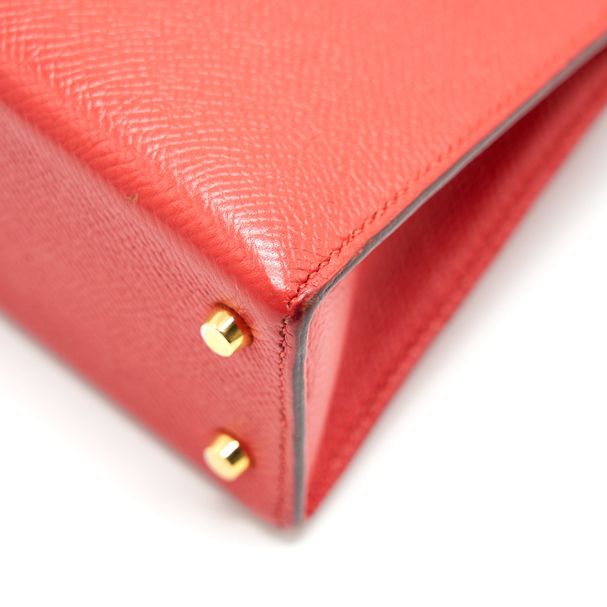 HERMES SAC MINI KELLY Ⅱ ROUGE TOMATE