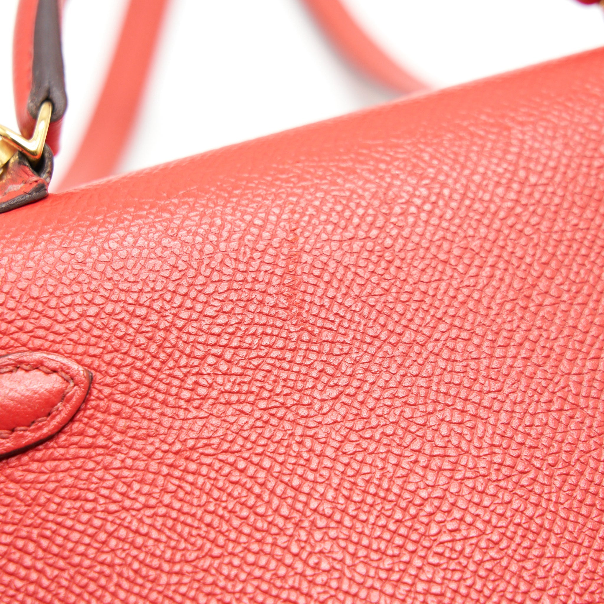 HERMES SAC MINI KELLY Ⅱ ROUGE TOMATE