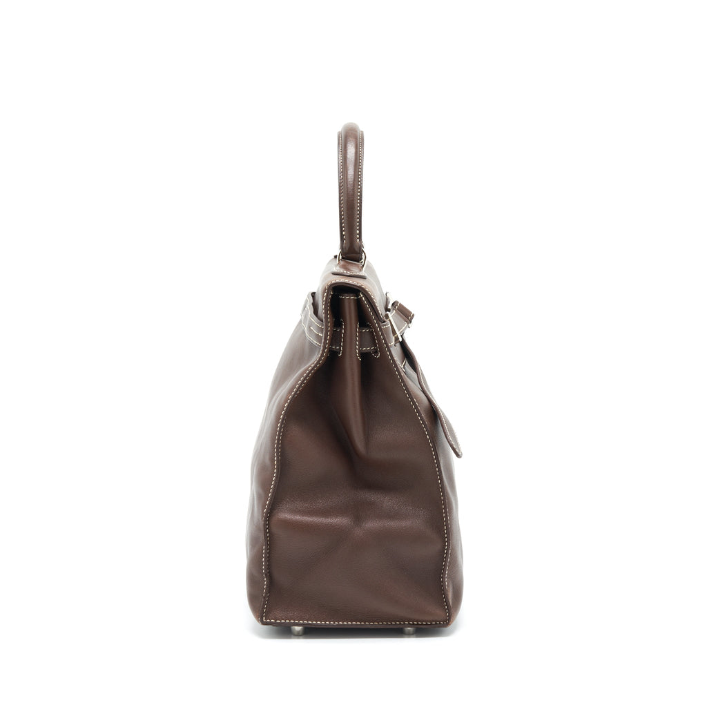 HERMES KELLY FLAT BAG SWIFT LEATHER