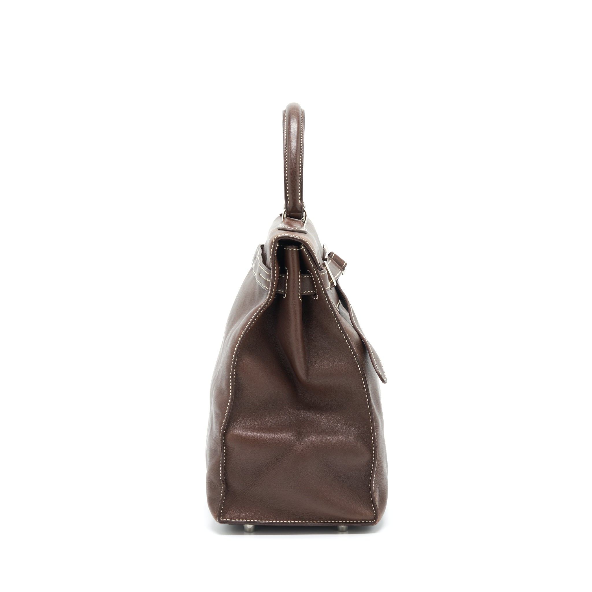 HERMES KELLY FLAT BAG SWIFT LEATHER
