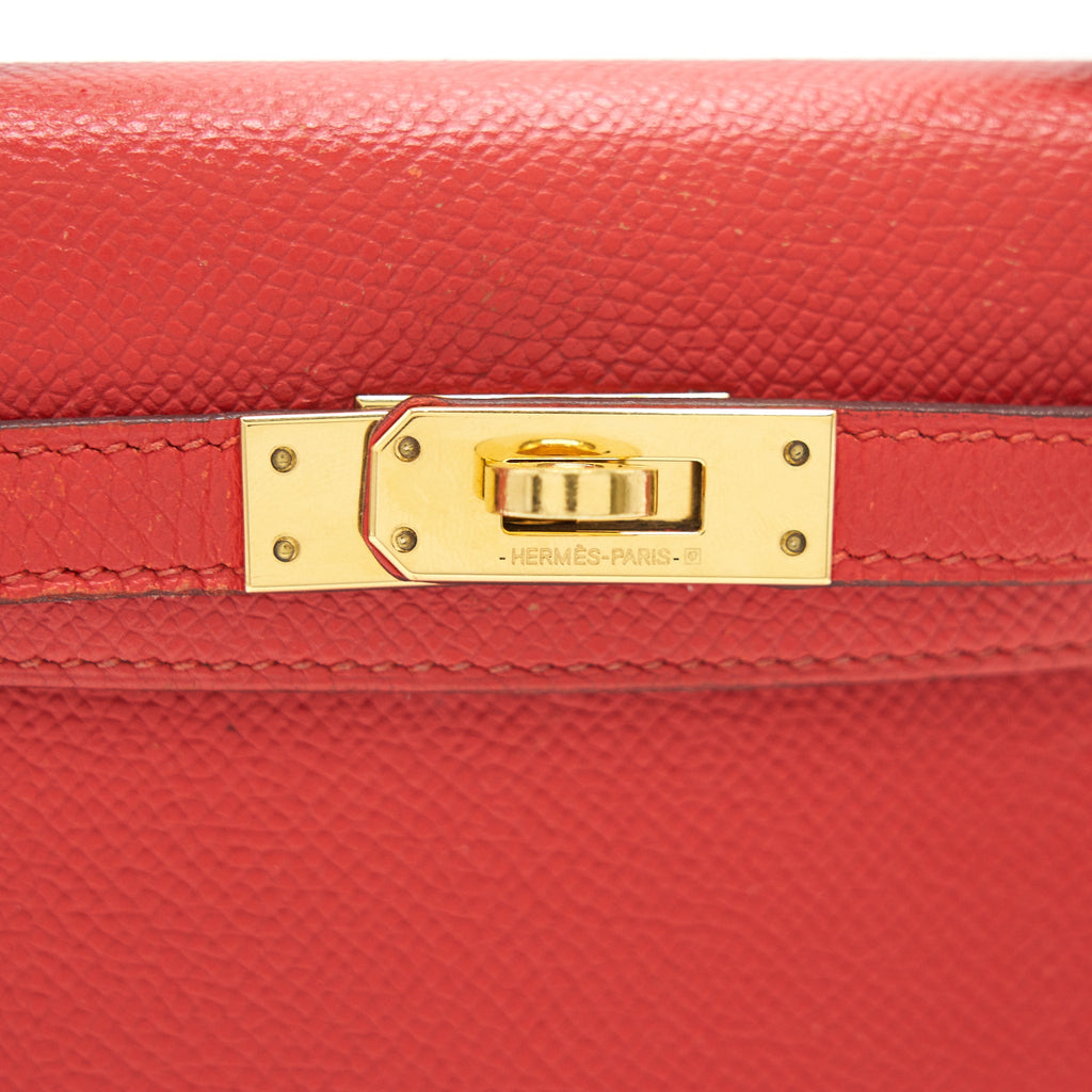 HERMES SAC MINI KELLY Ⅱ ROUGE TOMATE
