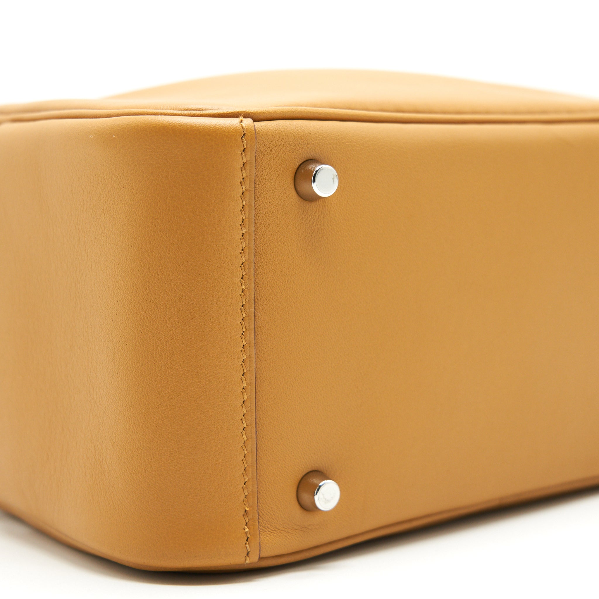 HERMES MINI LINDY SWIFT LEATHER SESAME WITH SHW