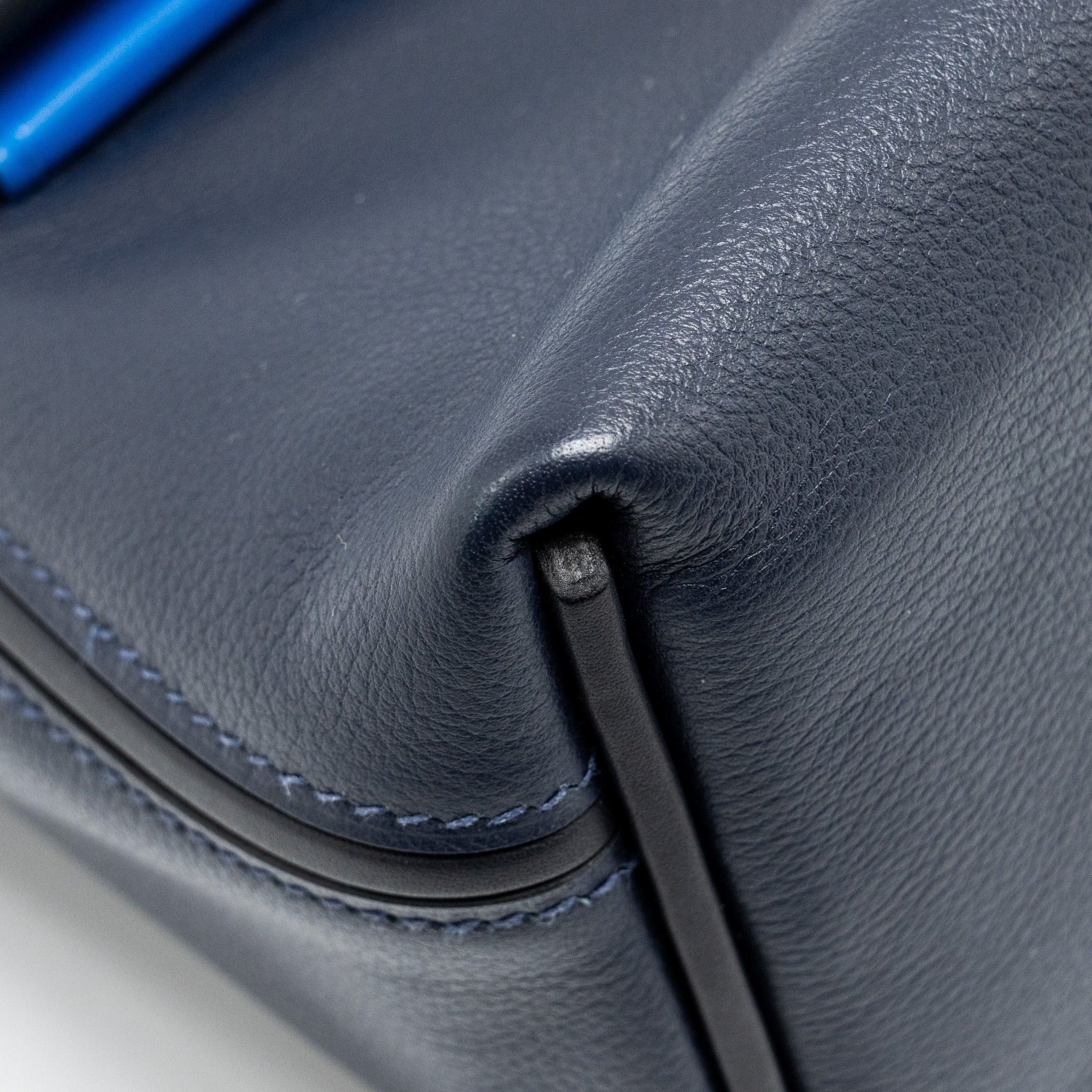 HERMES MINI 24/24 2424-21 BAG EVERCOLOR / SWIFT BLUE NUIT/CABAN/ZELLIGE  GHW