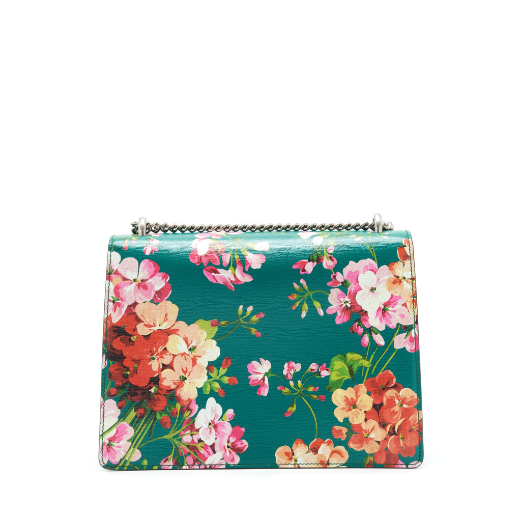 GUCCI DIONYSUS LARGE SHOULDER BAG FLOWER GREEN