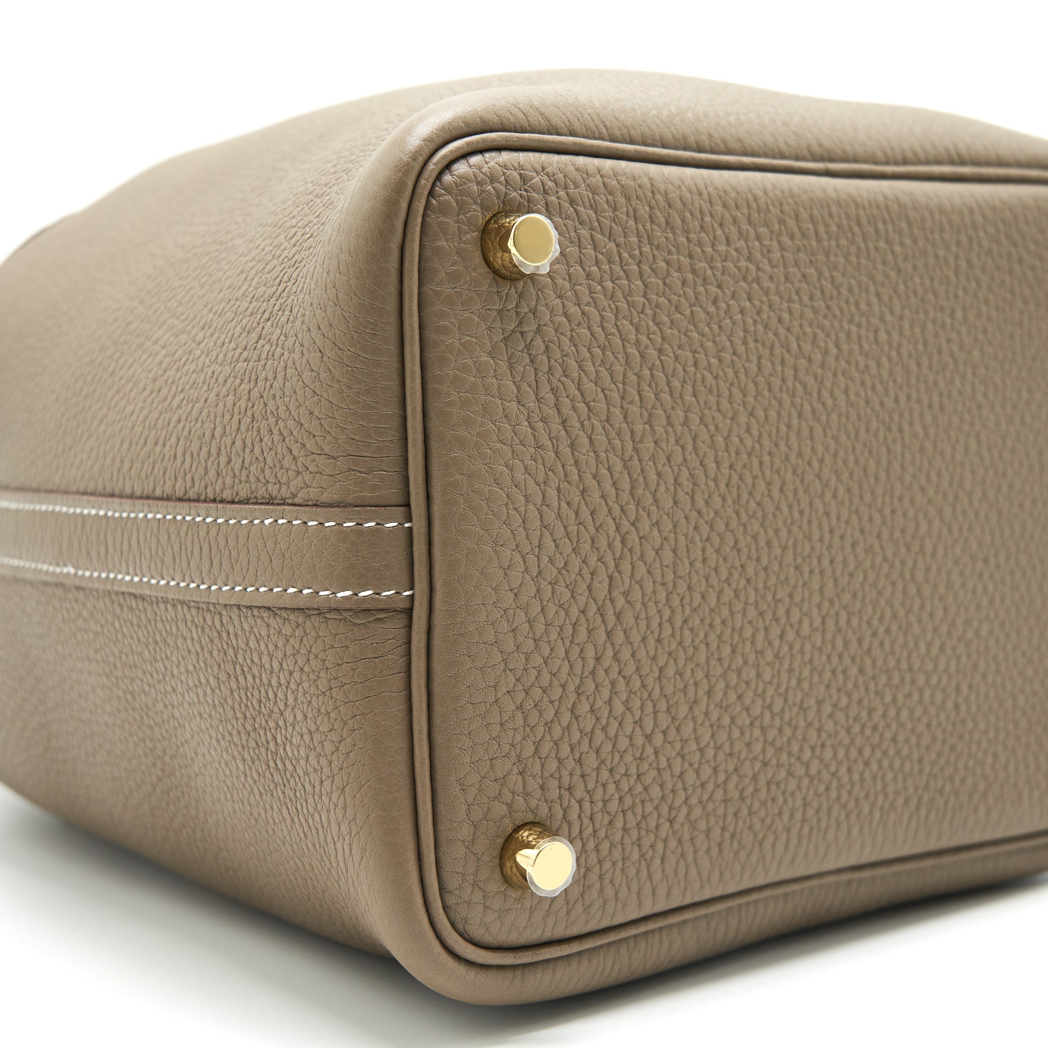 HERMES PICOTIN 18 ETOUPE GHW 2021 RECEIPT