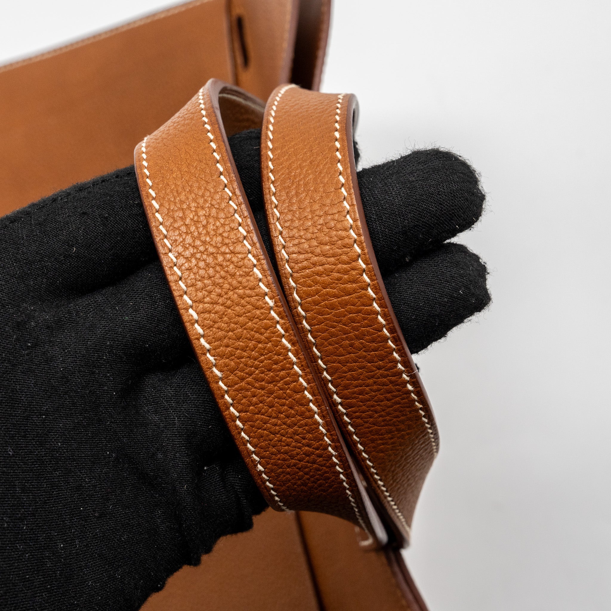 HERMES HALZAN 31 BARENIA FAUBOURG FAUVE GHW