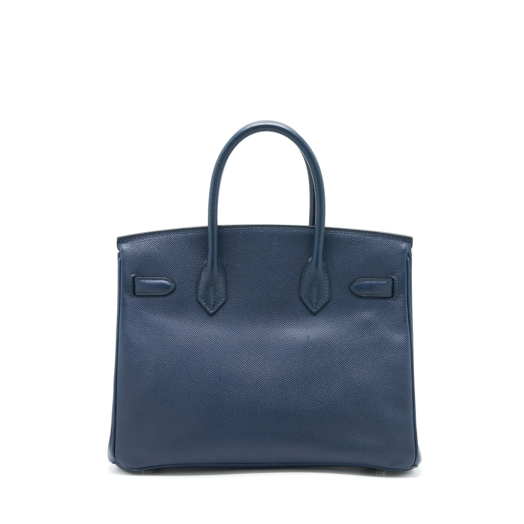 HERMES BIRKIN 30 EPSOM DARK BLUE SHW