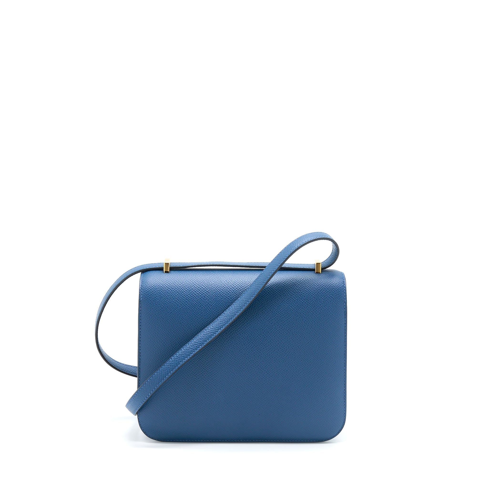 HERMES MINI CONSTANCE EPSOM S4 DEEP BLUE GHW