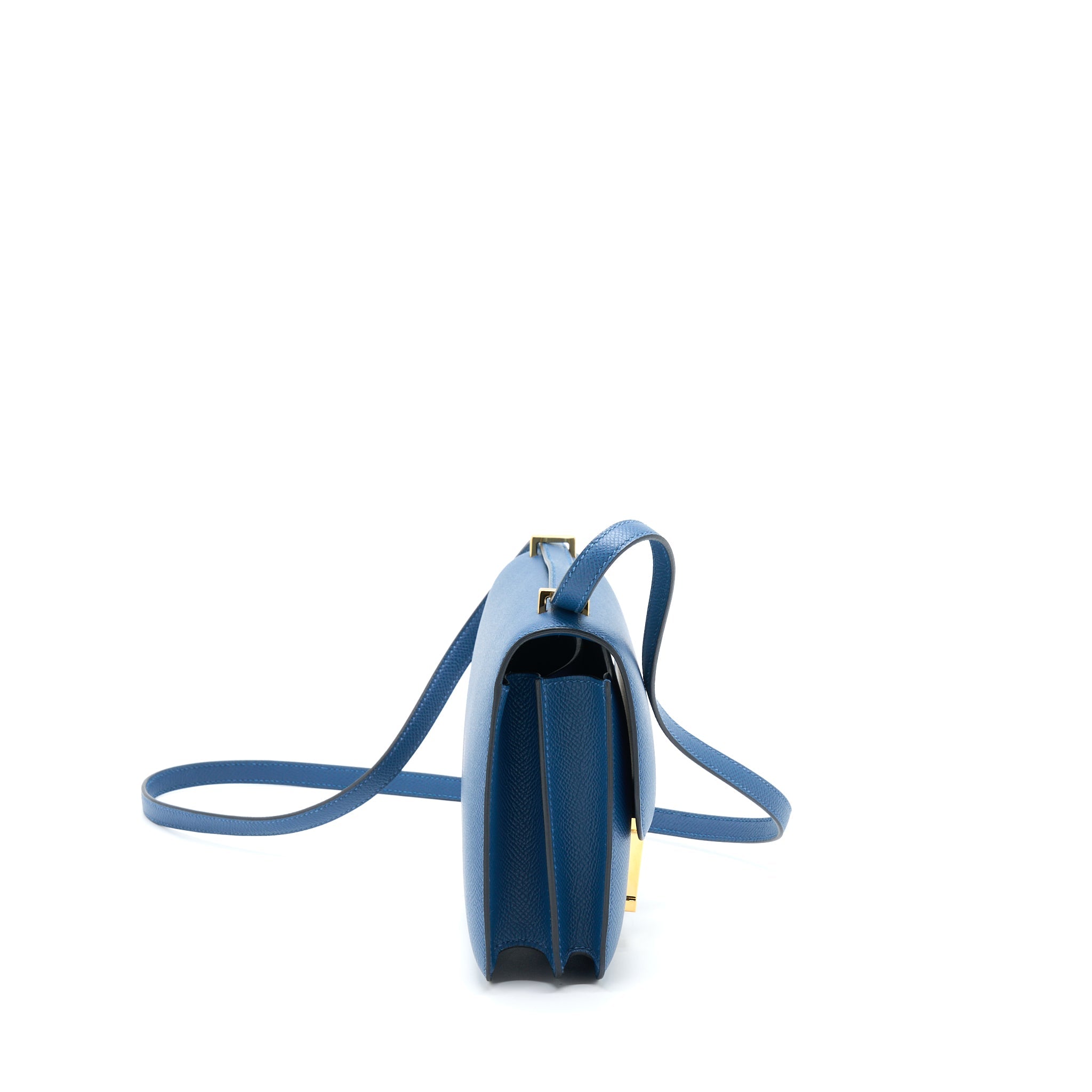 HERMES MINI CONSTANCE EPSOM S4 DEEP BLUE GHW