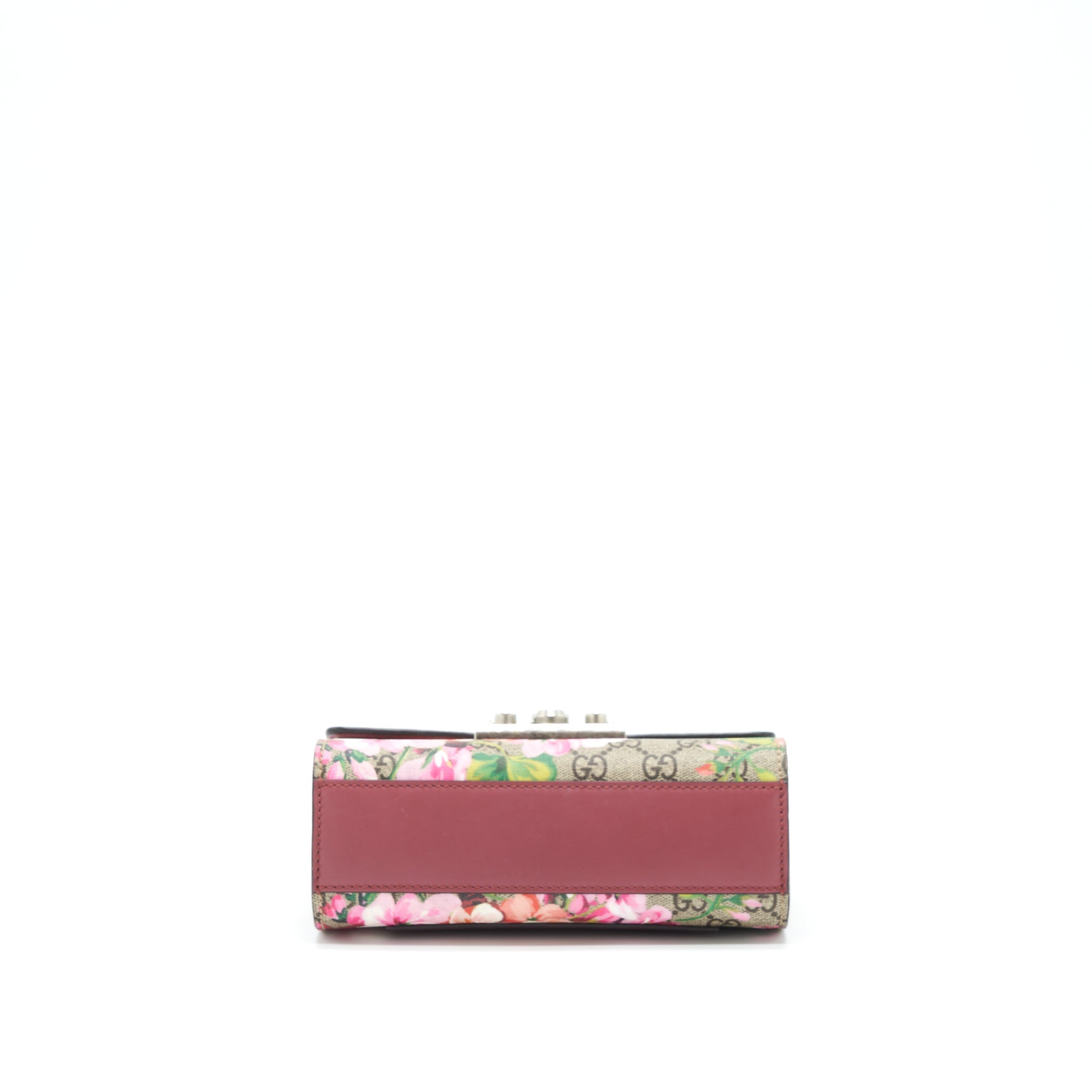 GUCCI SMALL PADLOCK GG PRINT PINK