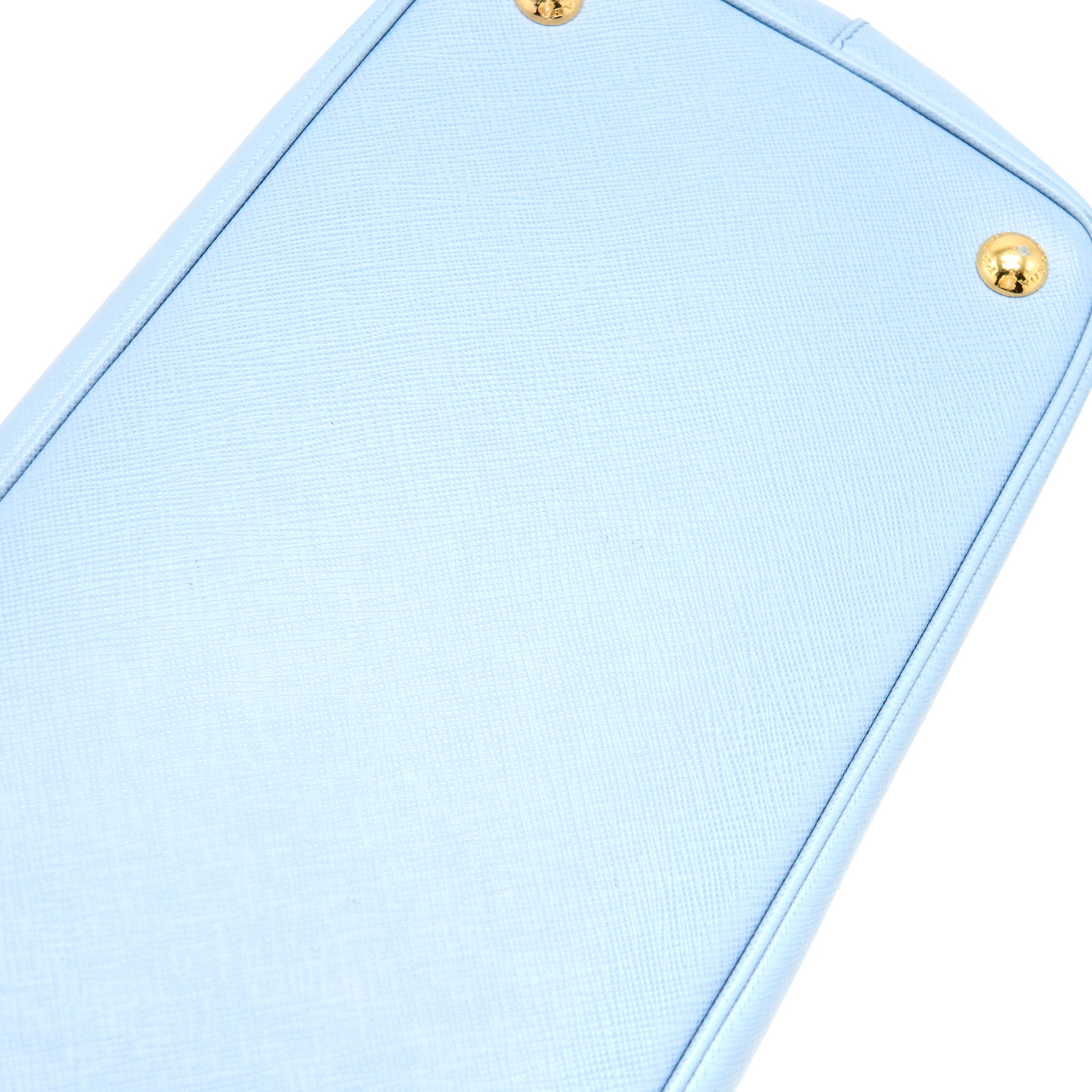 PRADA SAFFIANO TOTE BAG LIGHT BLUE GHW