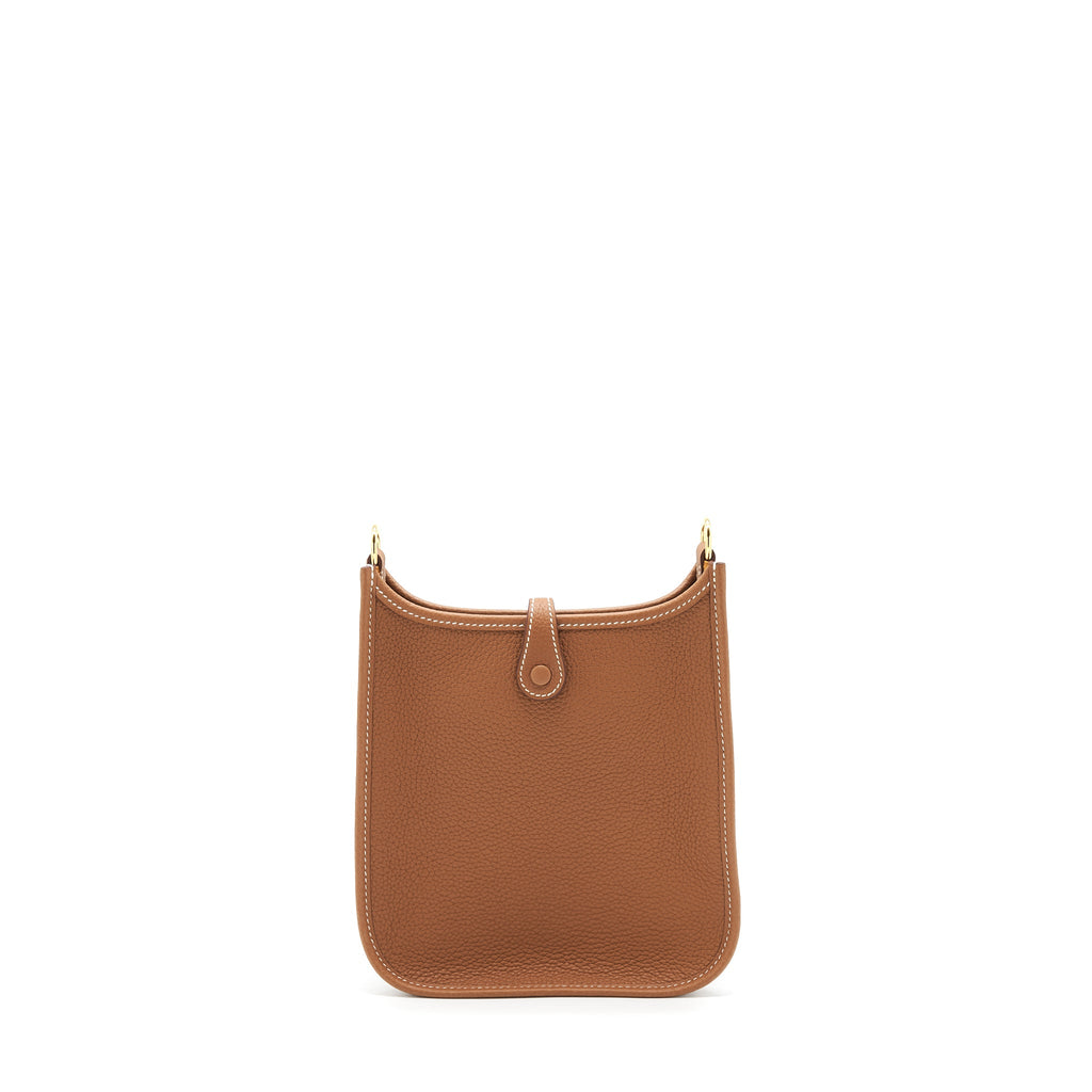 HERMES MINI EVELYNE TAURLLON MAURICE GOLD GHW