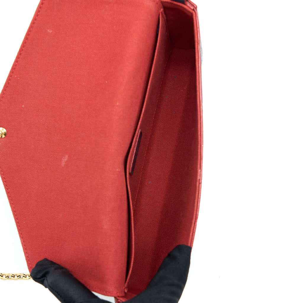 LOUIS VUITTON FELICIE POCHETTE MONOGRAM EMPREINTE NAVY GHW