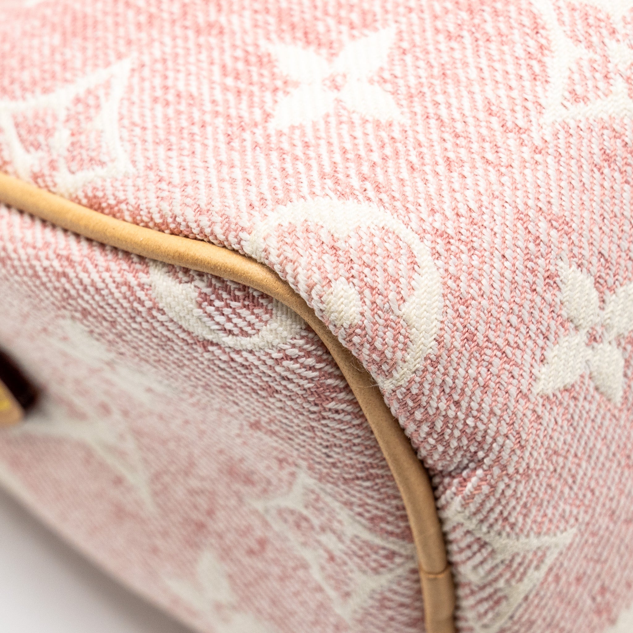 LOUIS VUITTON NANO SPEEDY MONOGRAM JACQUARD DENIM PINK GHW
