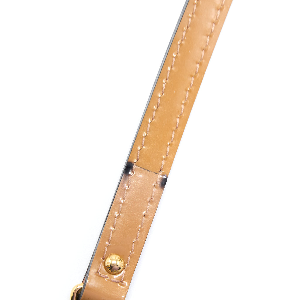 LOUIS VUITTON ALMA BB PATENT DARK BEIGE GHW
