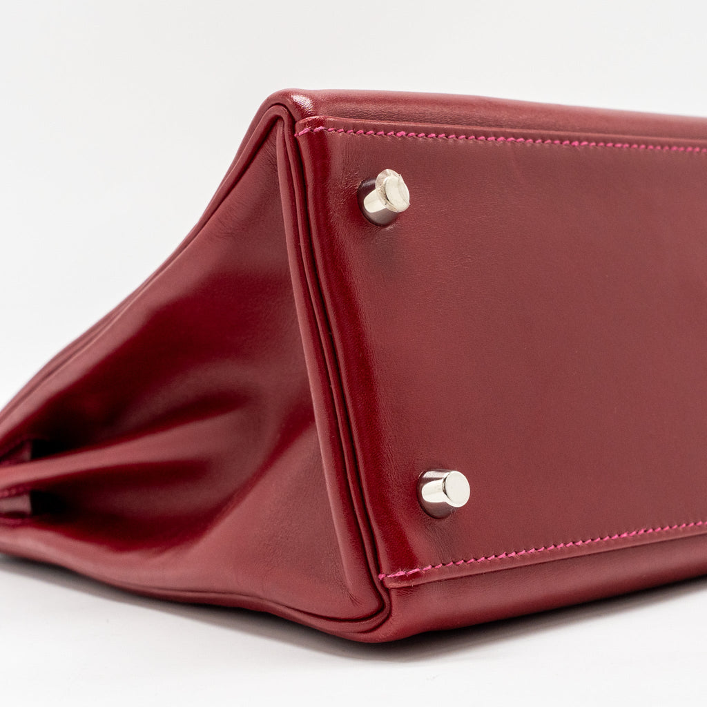 HERMES KELLY 32 BOX RUBIS/ROSE TYRIEN SHW