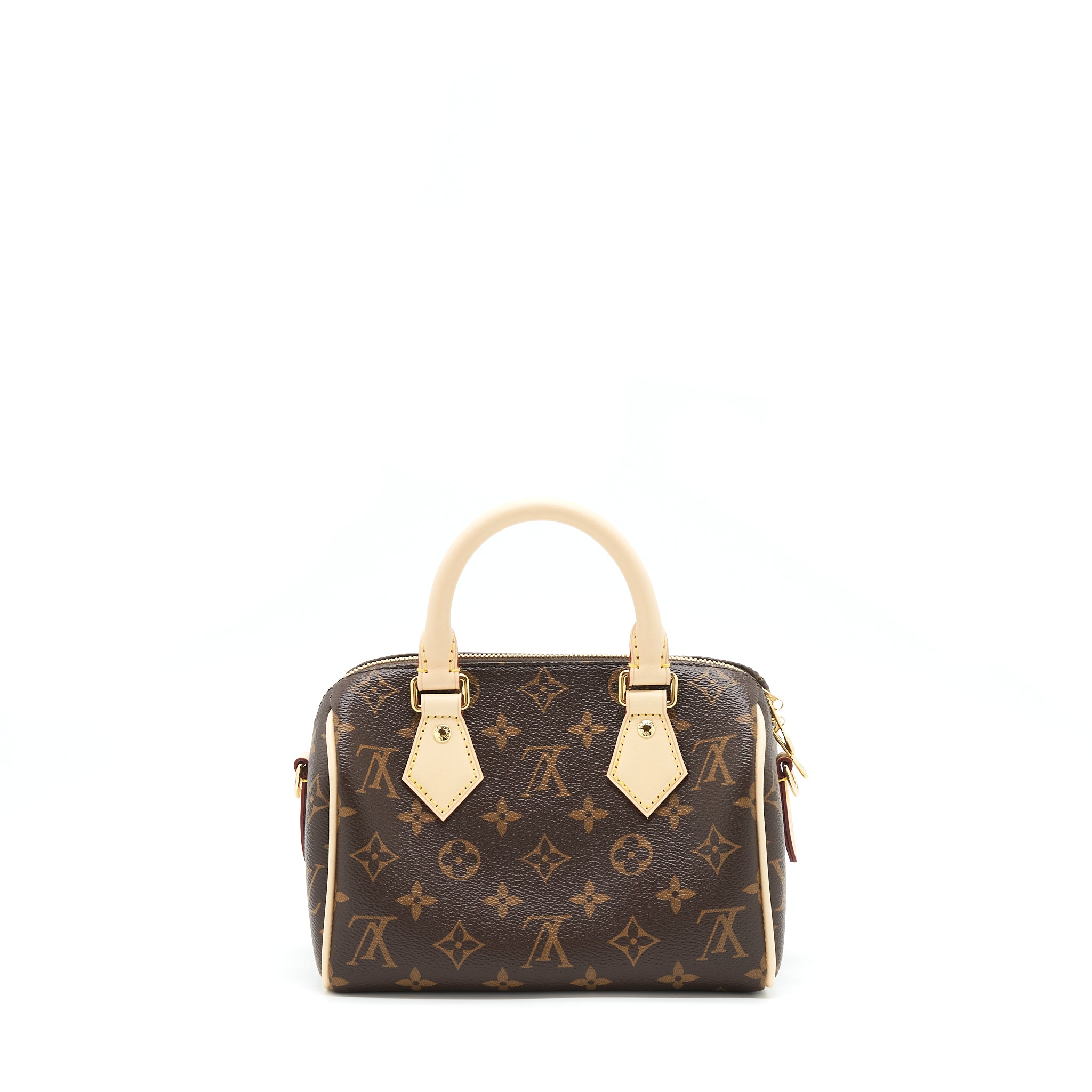 LOUIS VUITTON SPEEDY BANDOULIERE 20 MONOGRAM CANVAS/BLACK MULTICOLOUR STRAP