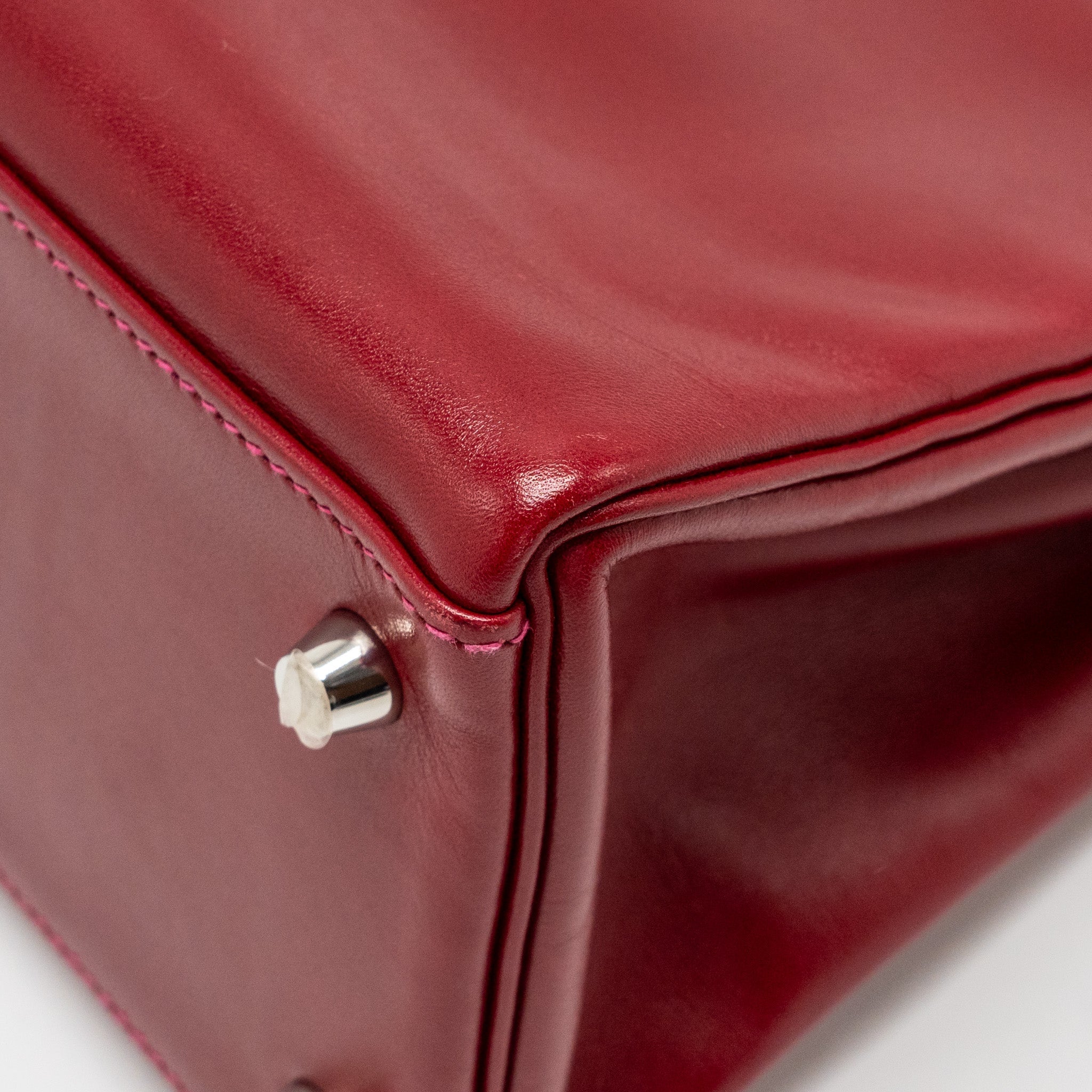 HERMES KELLY 32 BOX RUBIS/ROSE TYRIEN SHW