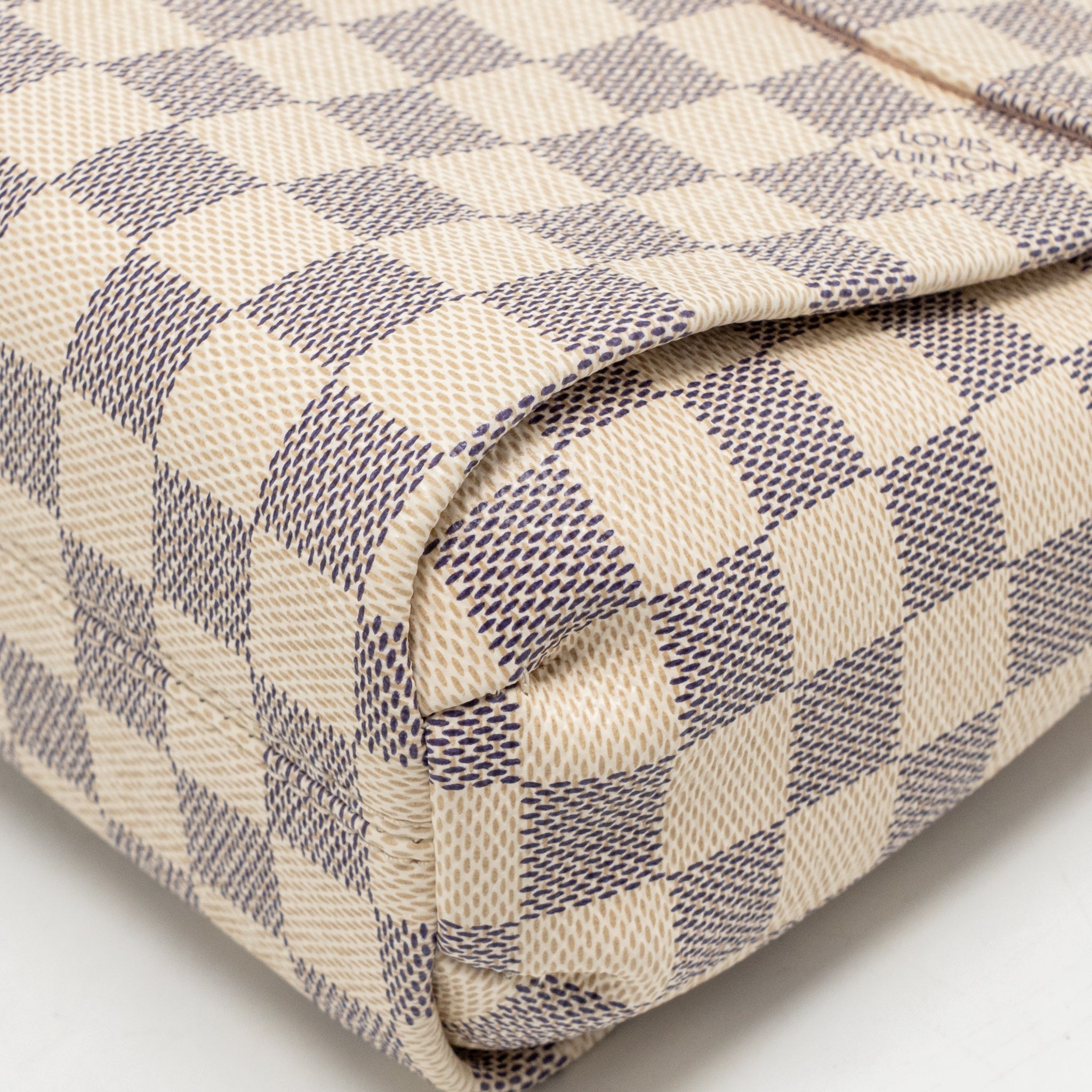 LOUIS VUITTON CROISETTE DAMIER AZUR CANVAS GHW