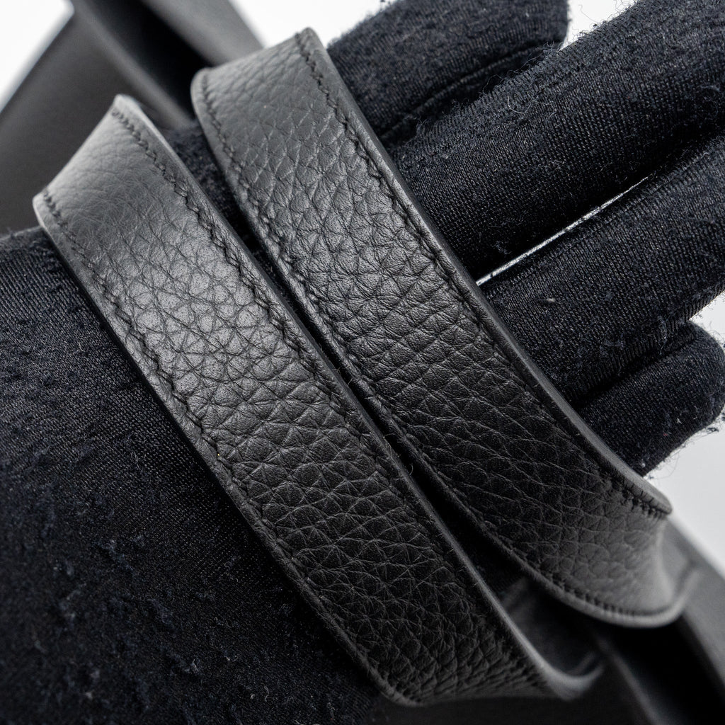 HERMES HALZAN 31 CLEMENCE BLACK GHW