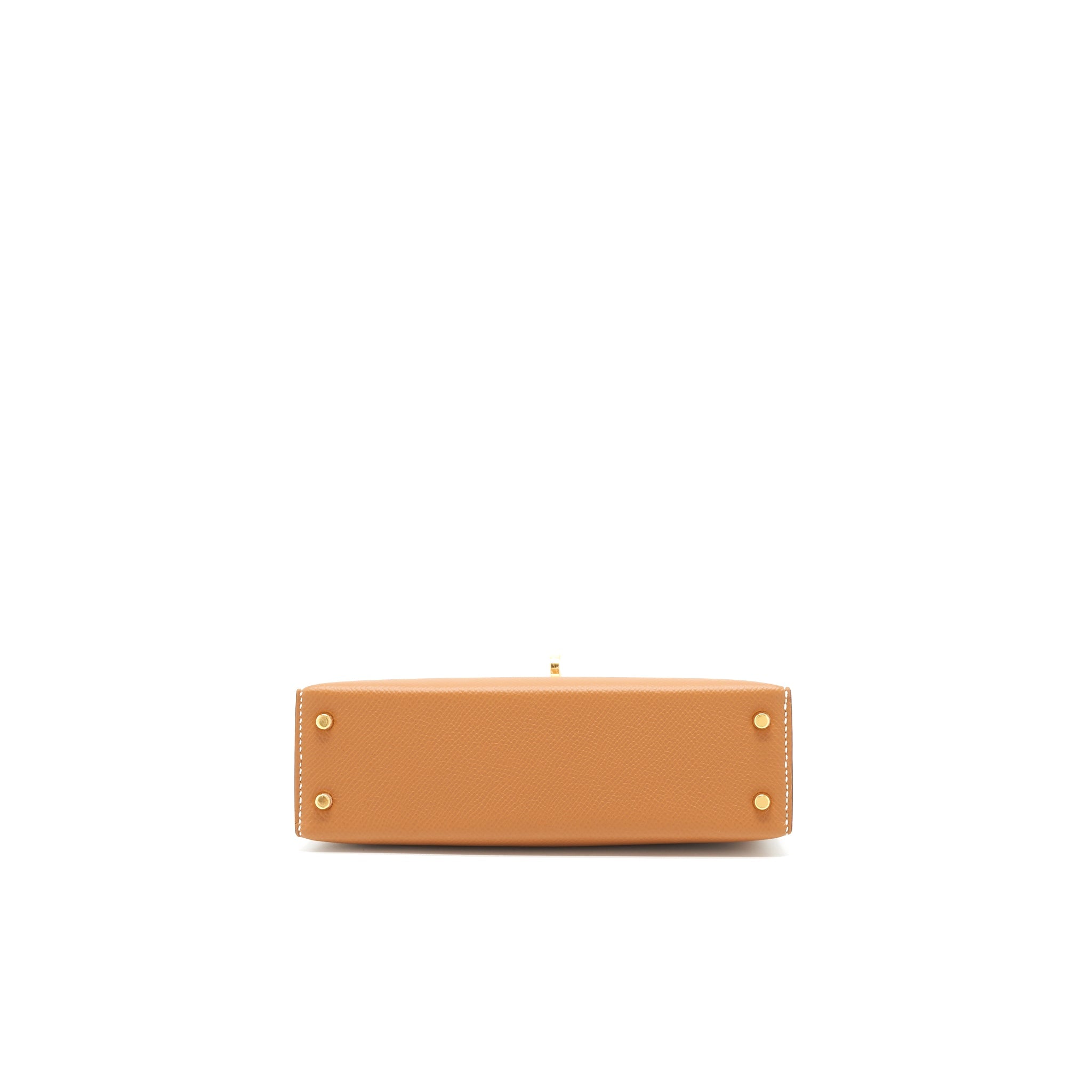 HERMES MINI KELLY EPSOM GOLD GHW