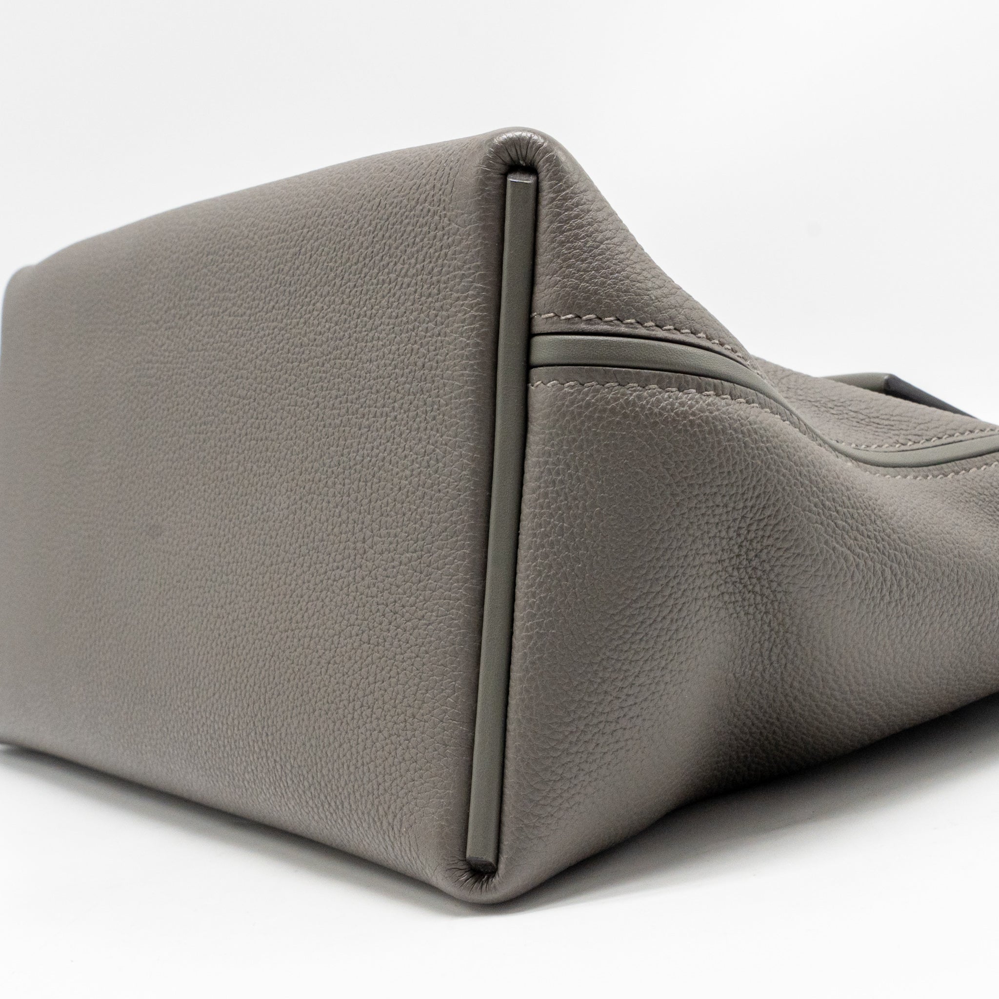 HERMES 2424 24/24-29 BAG TOGO/SWIFT GRIS MEYER GHW