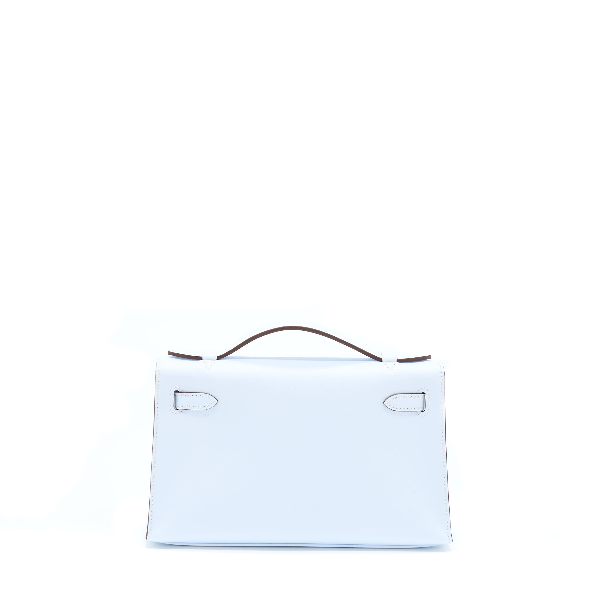 HERMES KELLY POCHETTE SWIFT T0 BLUE BRUME SHW