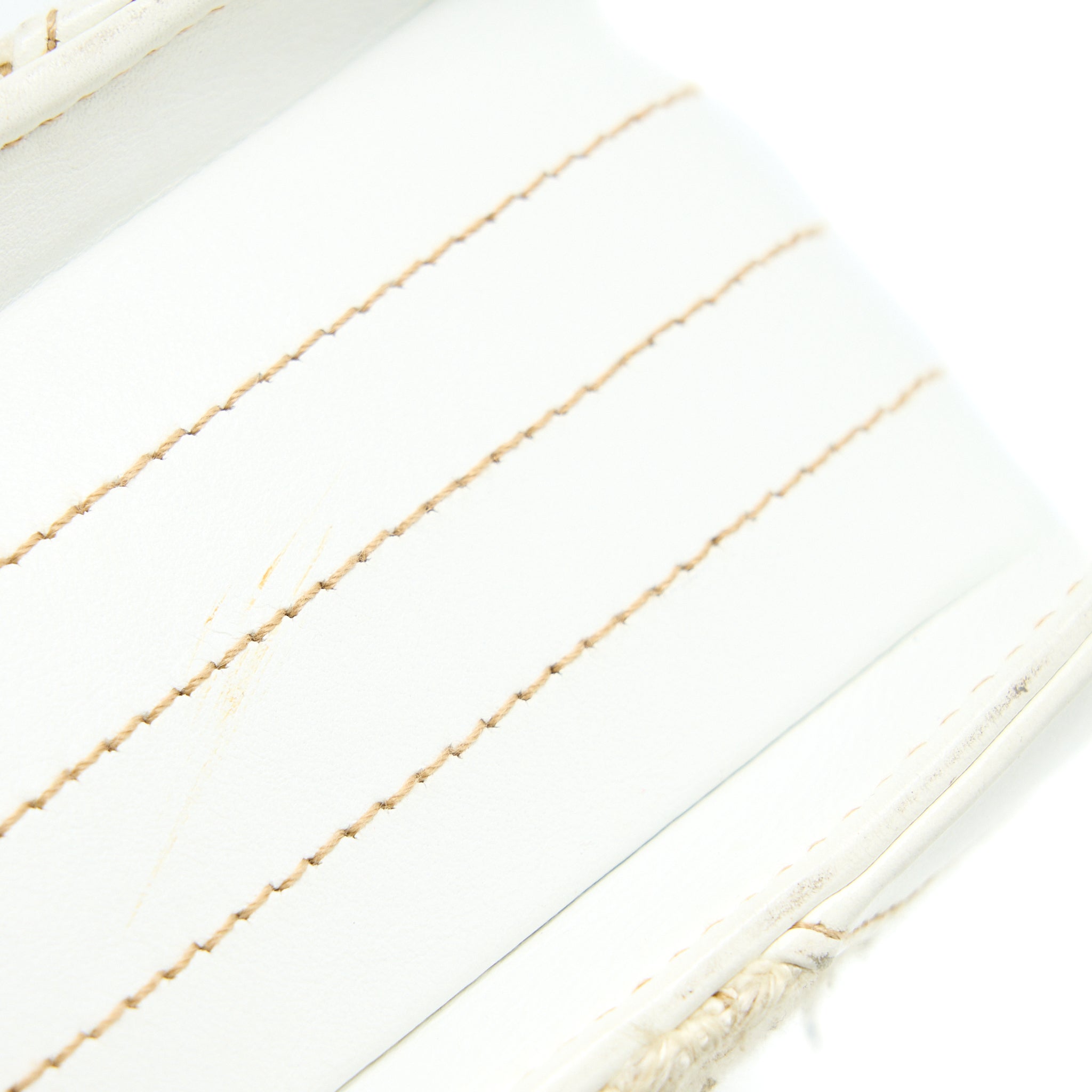 CHANEL VINTAGE FLAP BAG TWEED / LEATHER WHITE GHW