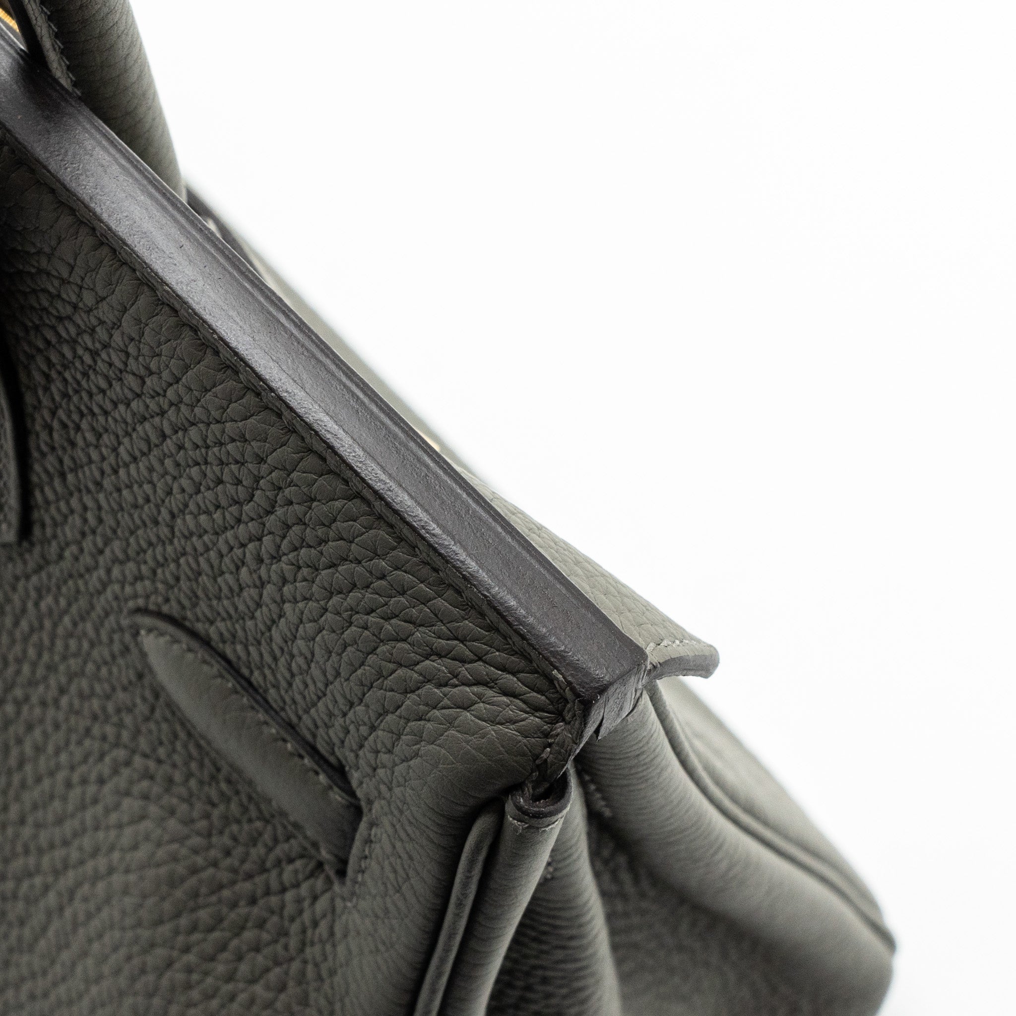 HERMES BIRKIN 30 CLEMENCE GRIS MEYER GHW