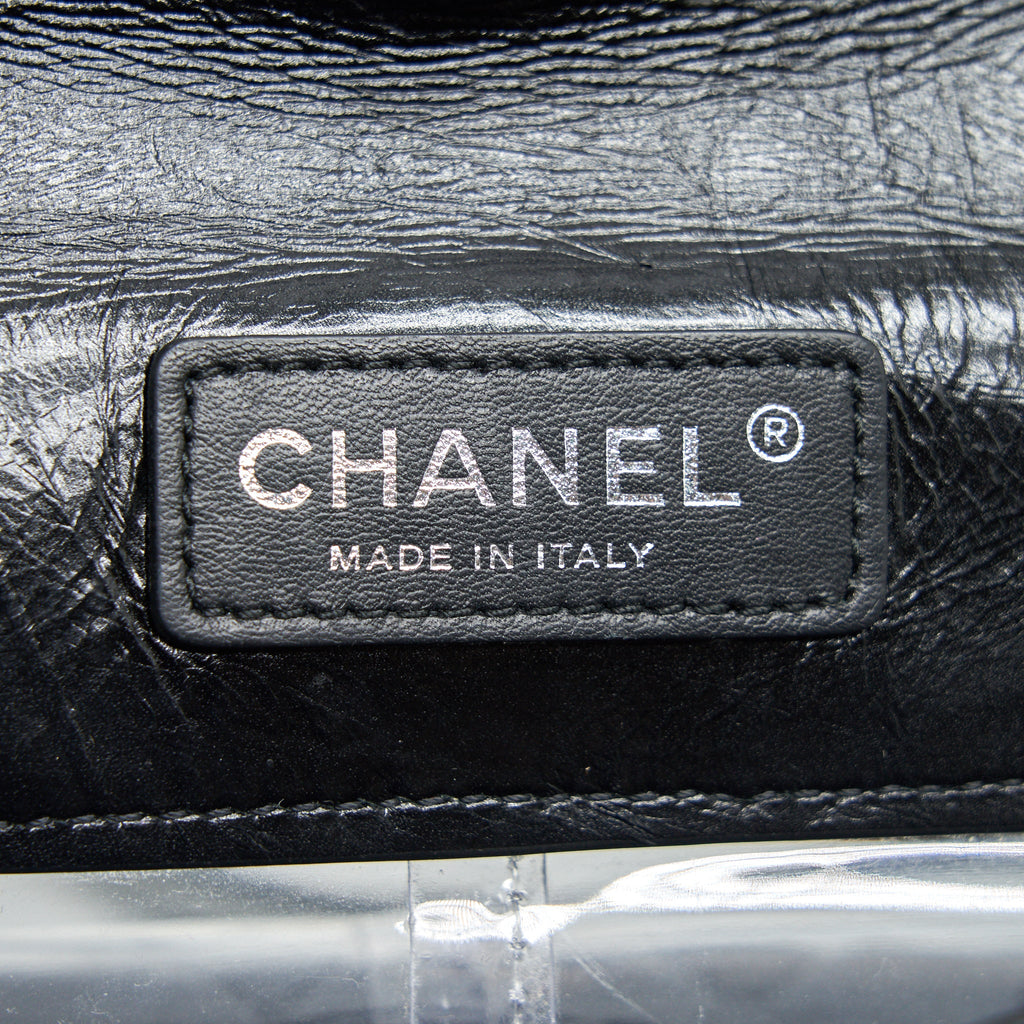 CHANEL TRANSPARENT BACK PACK PVC/LEATHER BACKPACK
