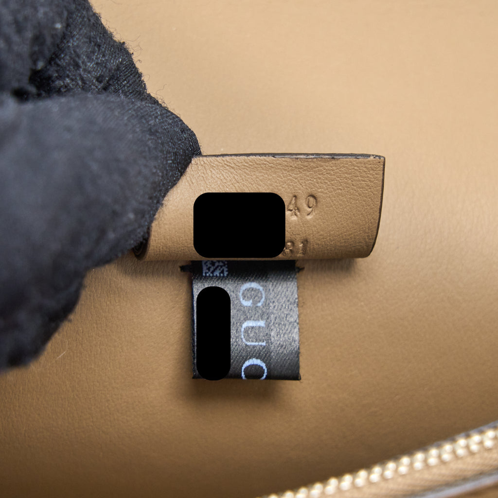 GUCCI SMALL DIONYSUS BAG SUEDE LEATHER DARK BEIGE SHW