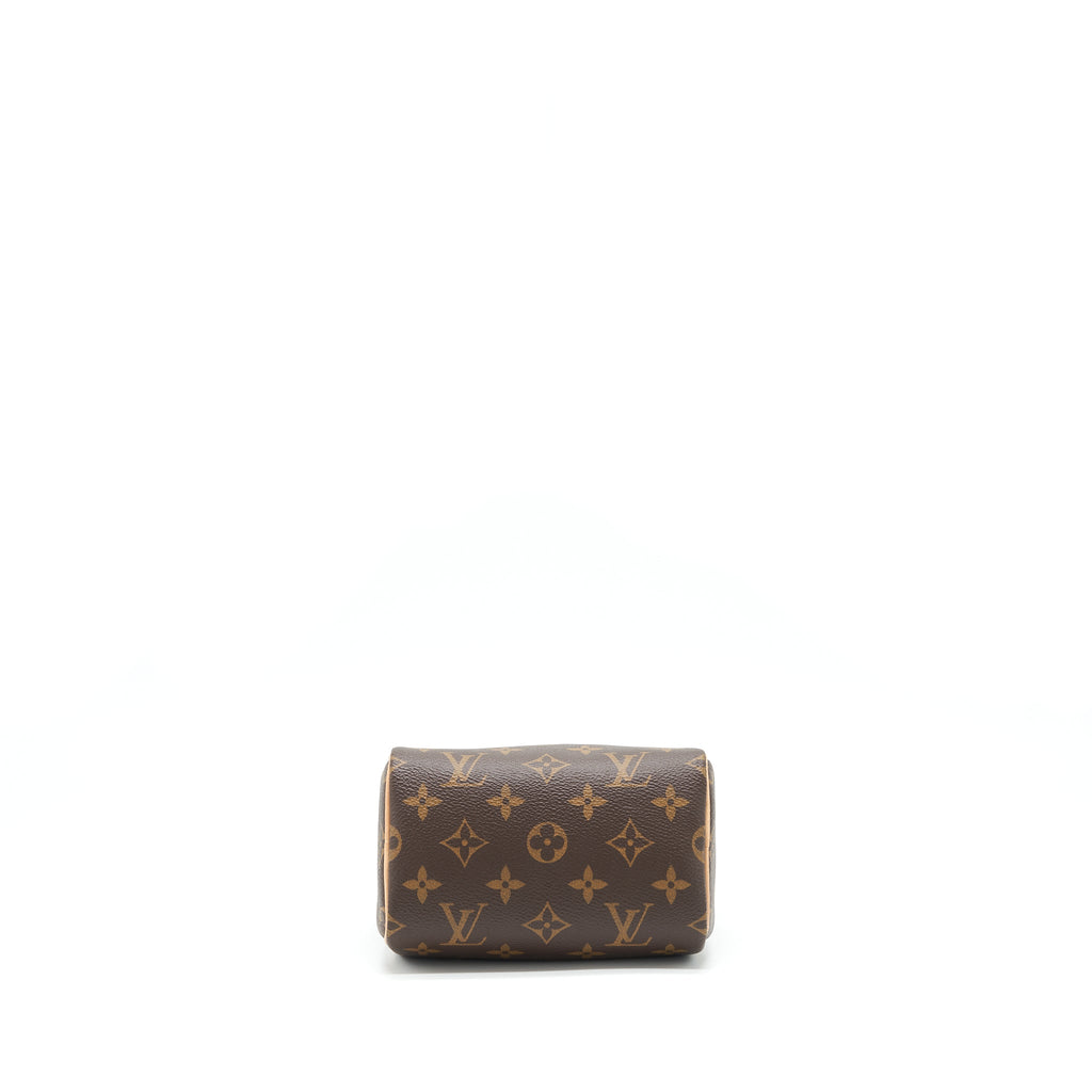 LOUIS VUITTON NANO SPEEDY MONOGRAM CANVAS GHW