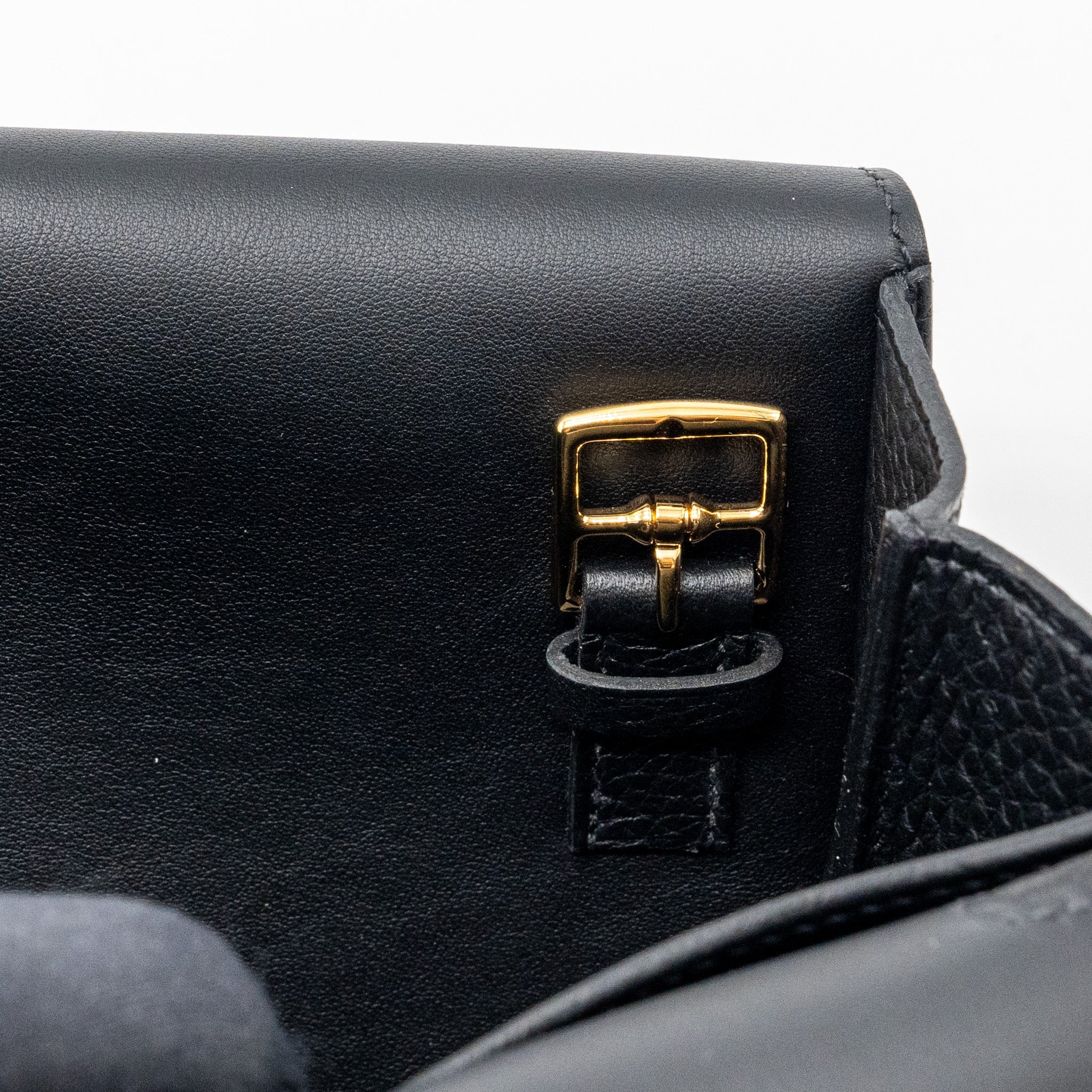 HERMES HALZAN 31 CLEMENCE BLACK GHW