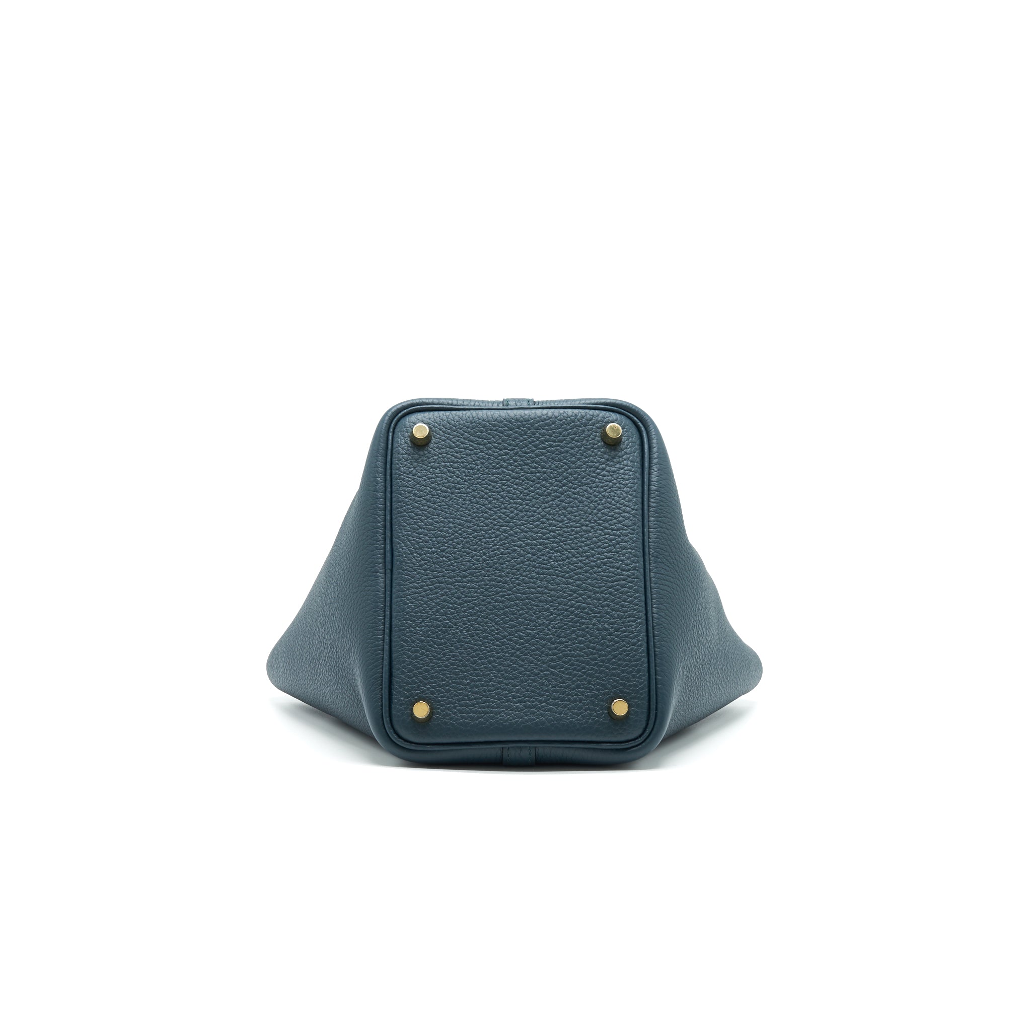 HERMES PICOTIN 18 LOCK BAG VERT CYPRES WITH GHW