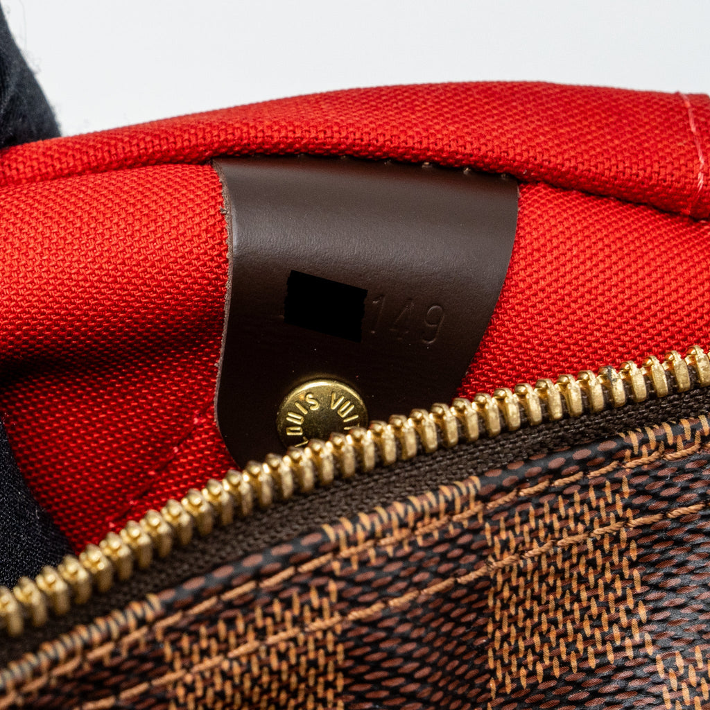 LOUIS VUITTON SPEEDY 25 DAMIER EBENE GHW