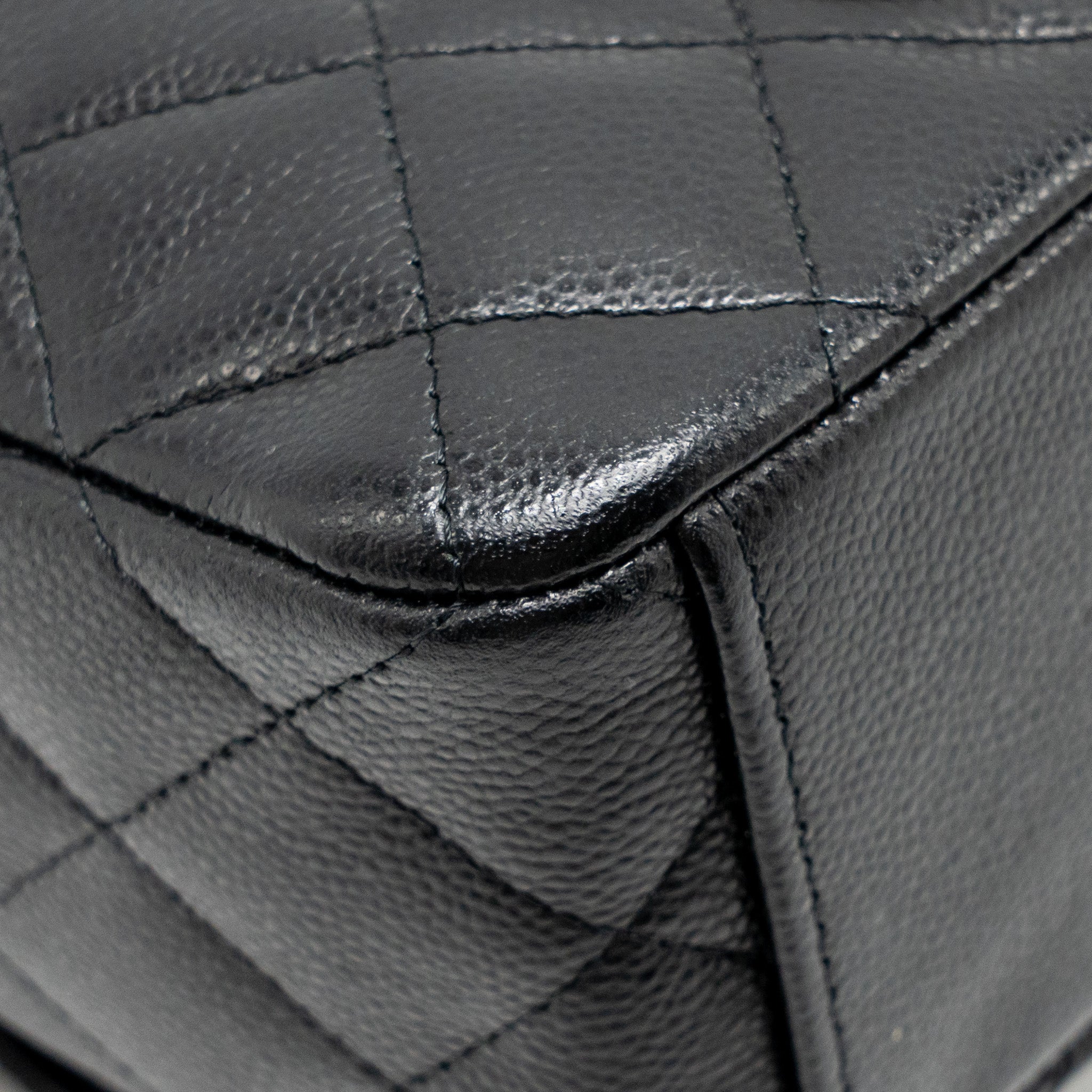 CHANEL MINI BACKPACK / CROSSBODY BAG CAVIAR BLACK LGHW (MICROCHIP)