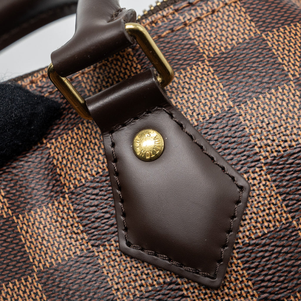 LOUIS VUITTON SPEEDY 25 DAMIER EBENE GHW