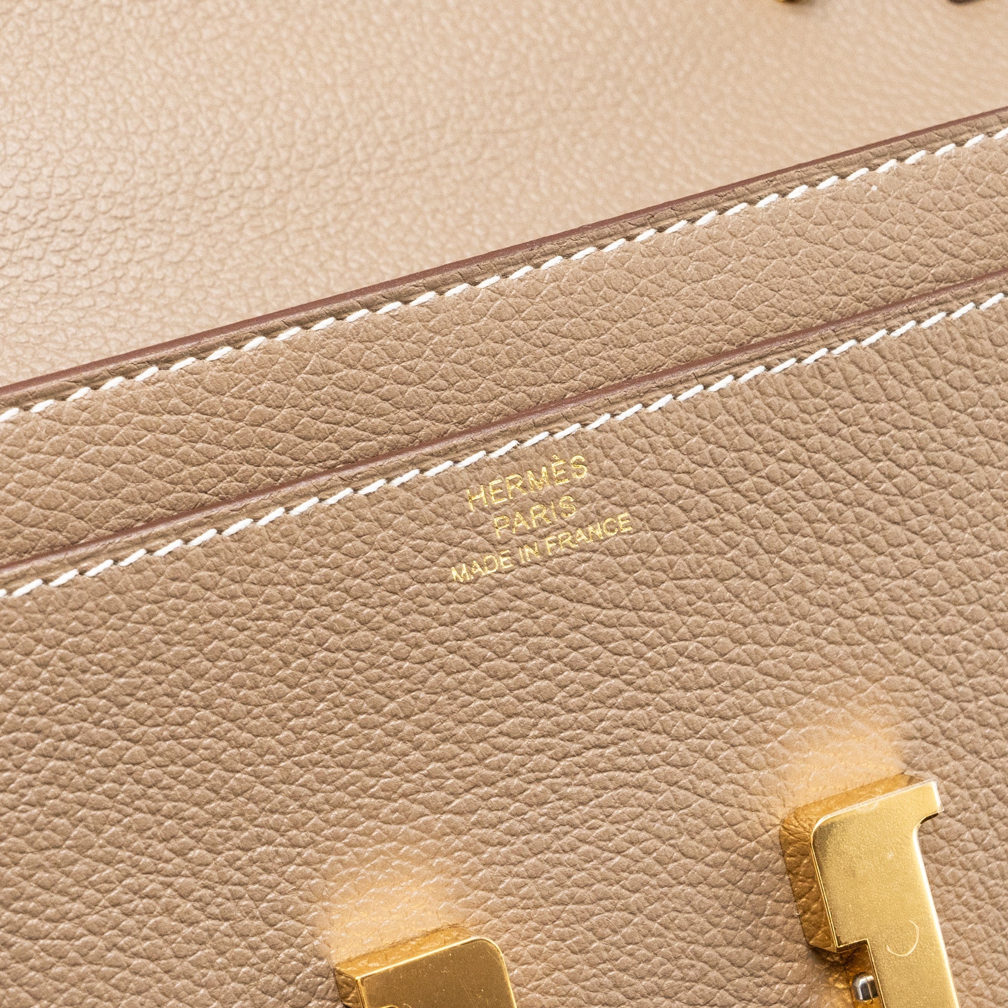 HERMES CONSTANCE TO GO EVERCOLOR ETOUPE GHW
