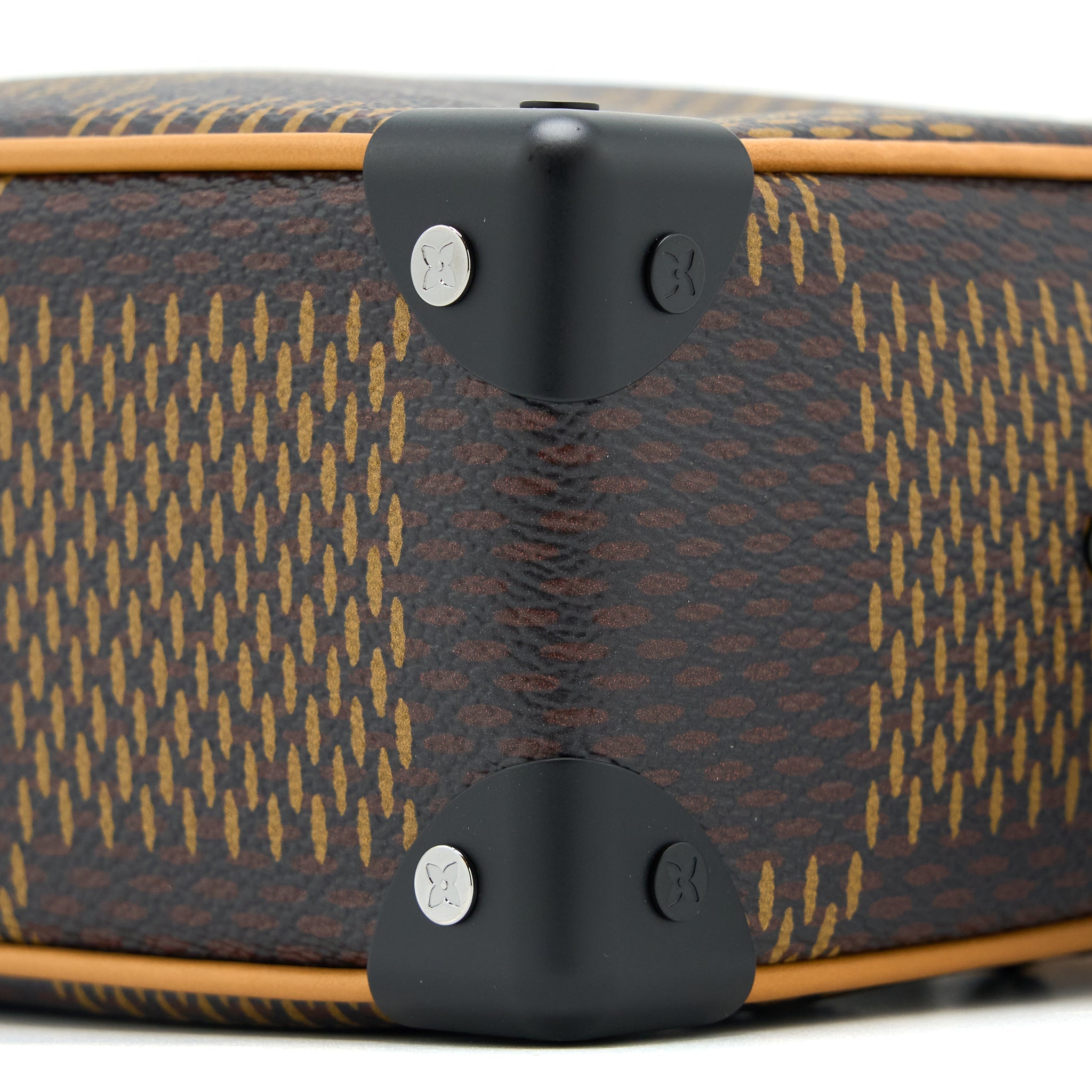LOUIS VUITTON MINI SOFT TRUNK LIMITED EDITION SUTURES TOILES BLACK HARDWARE