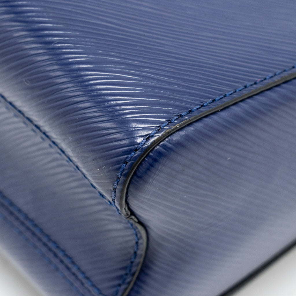 LOUIS VUITTON NIGHT BIRD LADIES TWIST MM BAG EPI/SEQUIN NAVY GHW