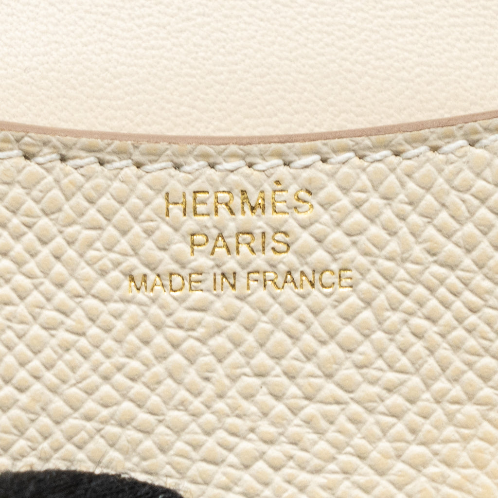 HERMES CONSTANCE SLIM EPSOM CRAIE GHW