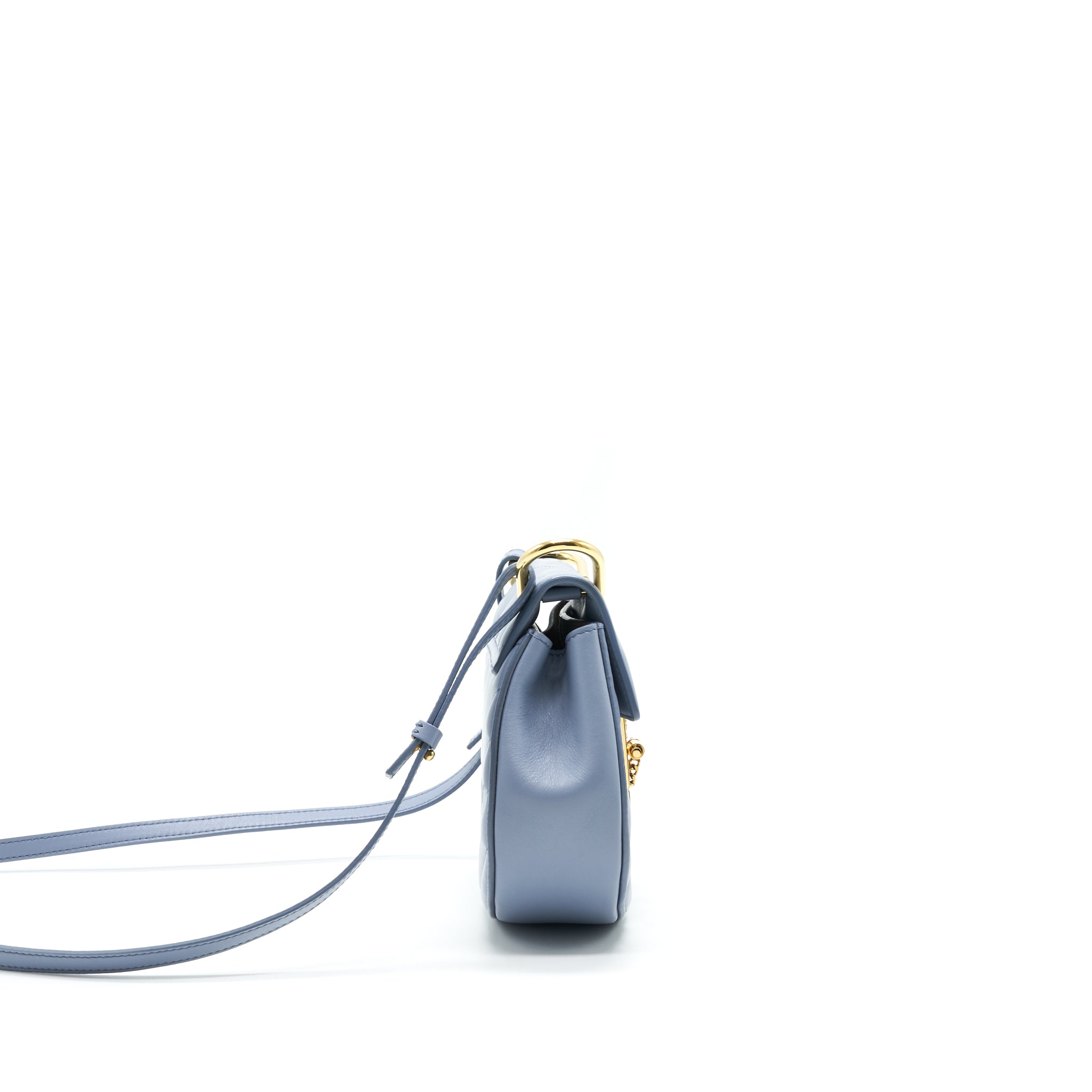 CHLOE MINI DREW BIJOU IN LIGHT BLUE GHW