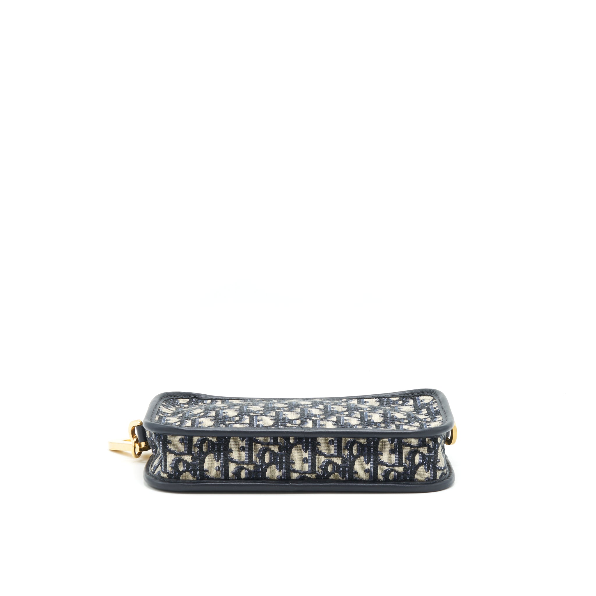 DIOR DIORQUAKE POUCH BLUE OBLIQUE CANVAS