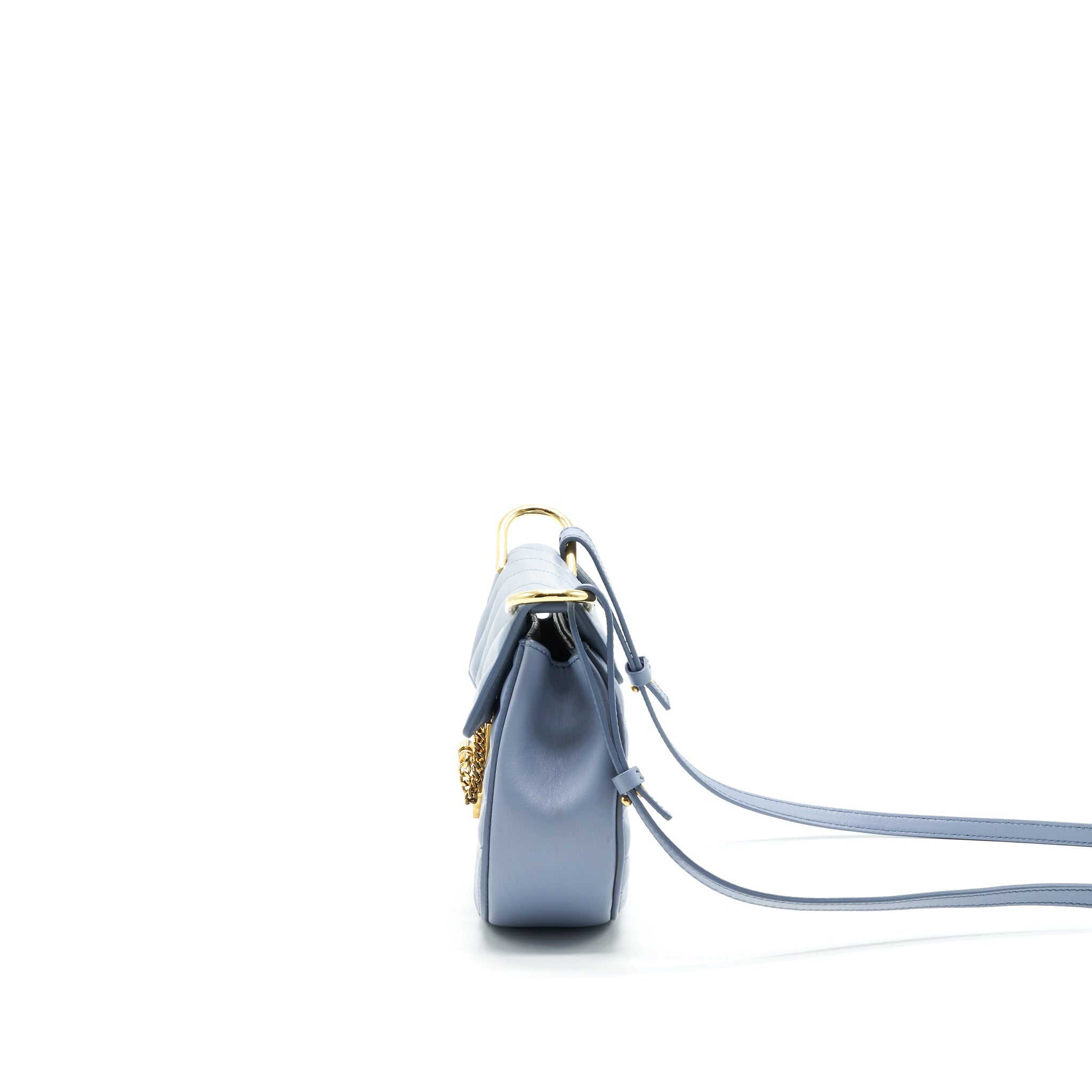 CHLOE MINI DREW BIJOU IN LIGHT BLUE GHW