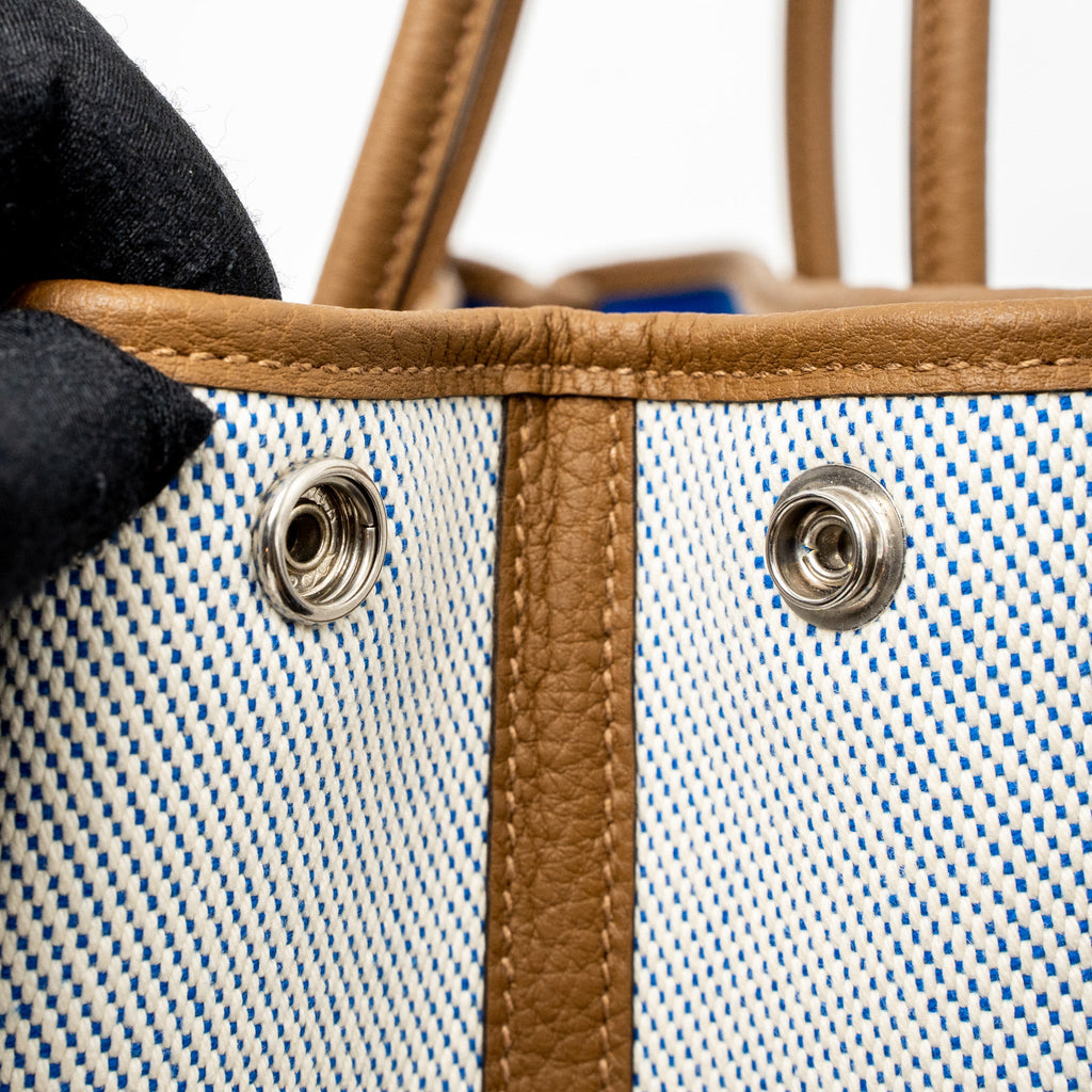 HERMES GARDEN PARTY 30 NEGONDA/CANVAS BLEU BILL/ALEZAN SHW