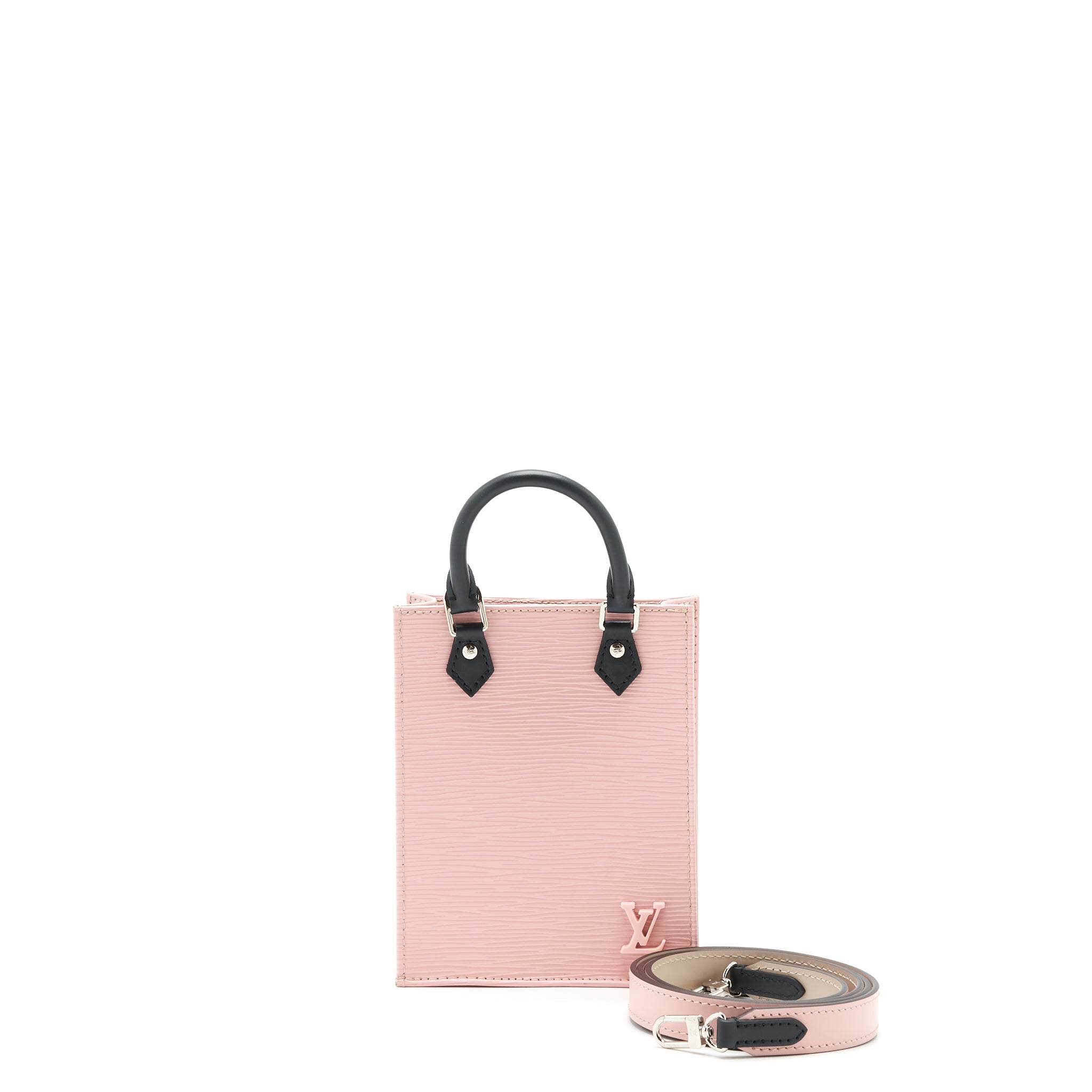LOUIS VUITTON PETIT SAC PLAT EPI LIGHT PINK/BLACK SHW