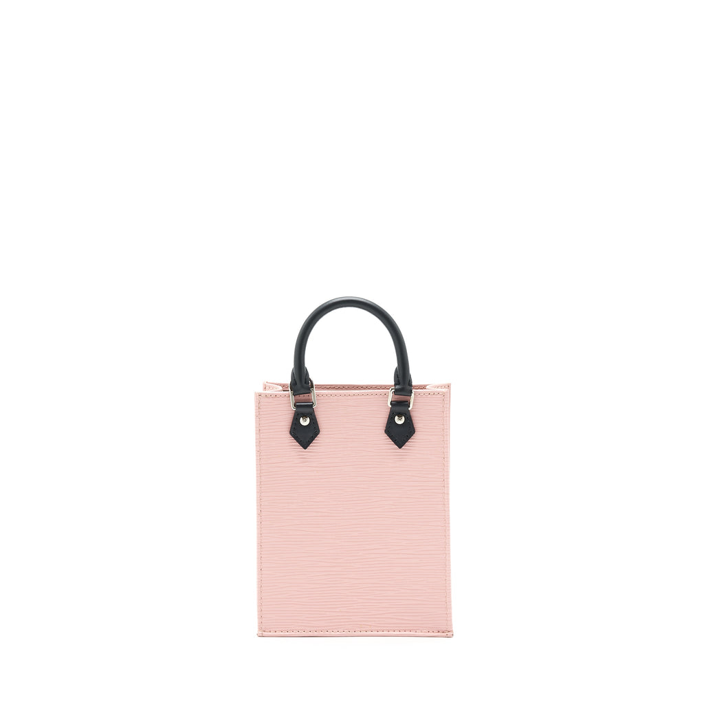 LOUIS VUITTON PETIT SAC PLAT EPI LIGHT PINK/BLACK SHW