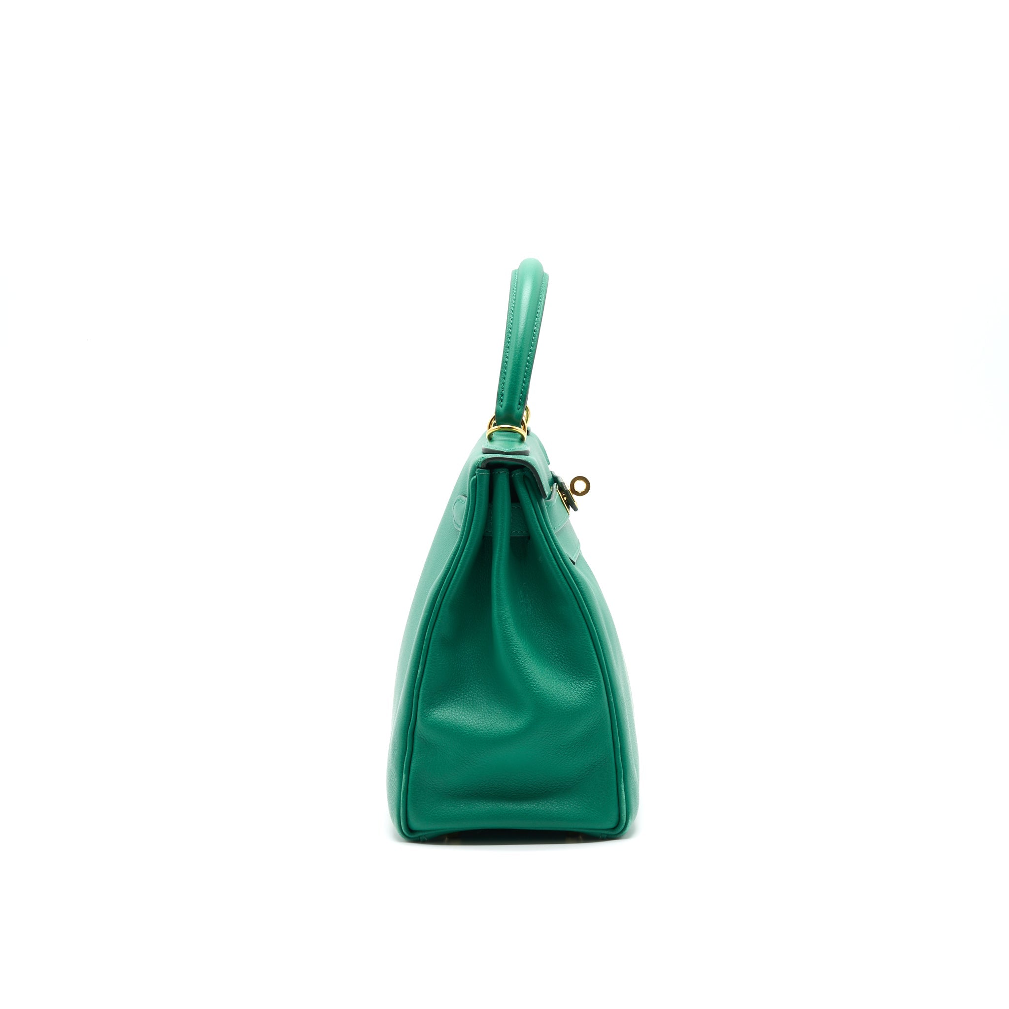 HERMES KELLY 28 EVERCOLOR U4 VERT VERTIGO GHW
